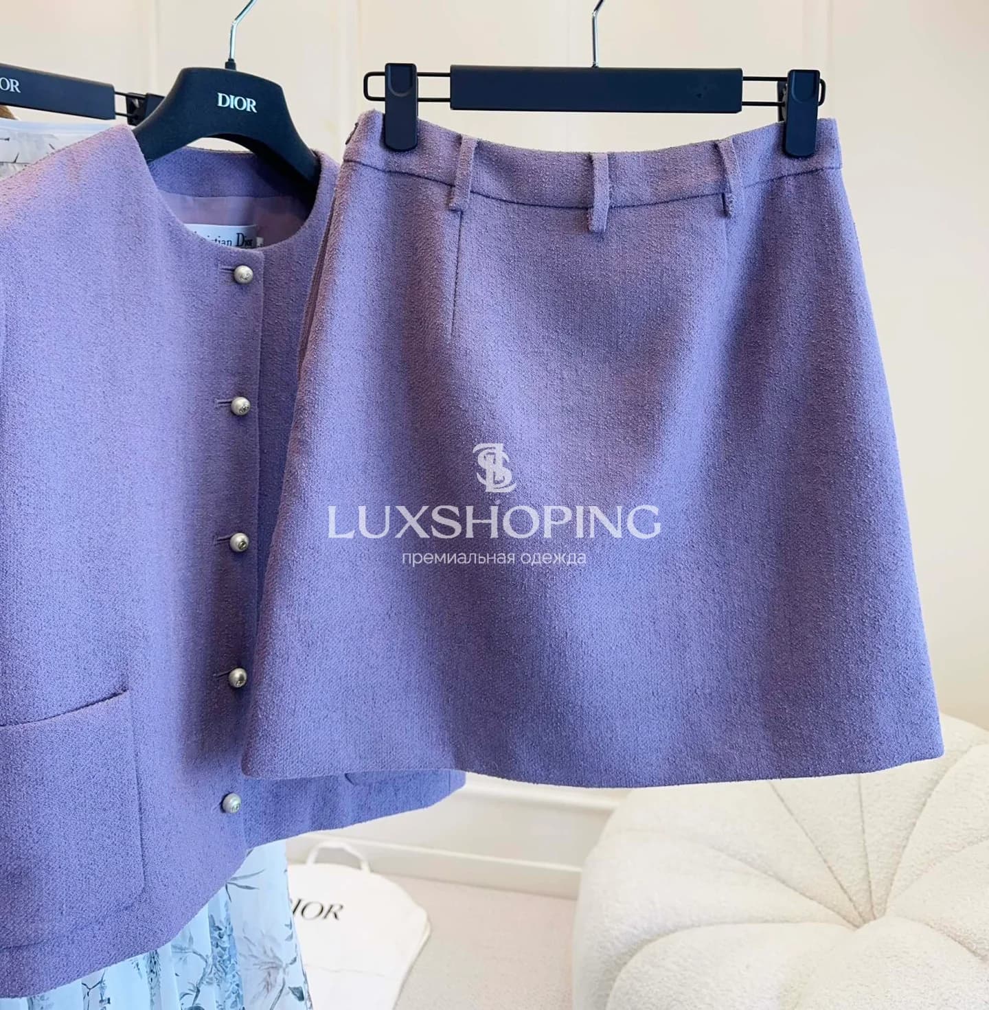 Костюм Dior с шелковой подкладкой - фото 9