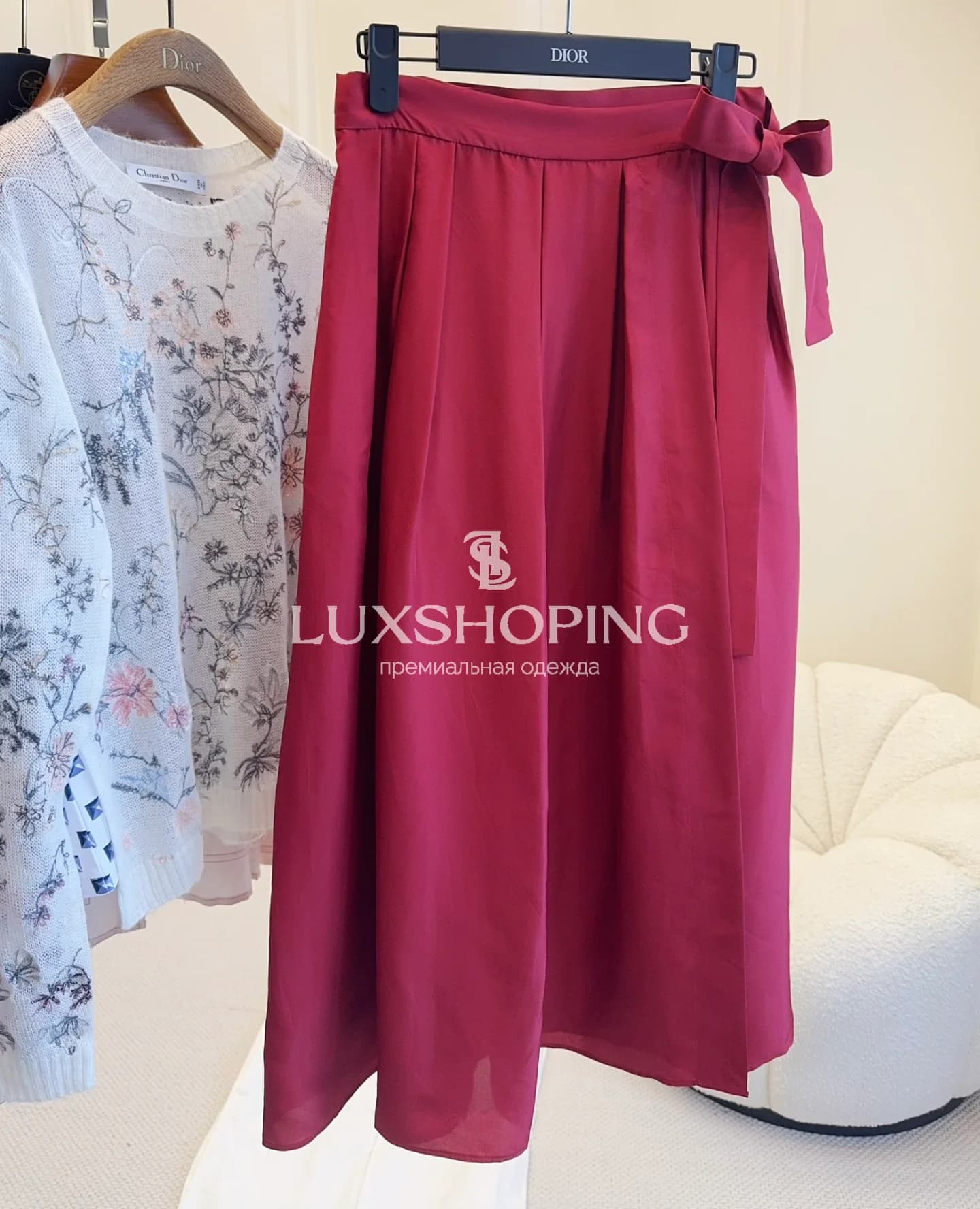 Юбка Dior из шелка - фото 2