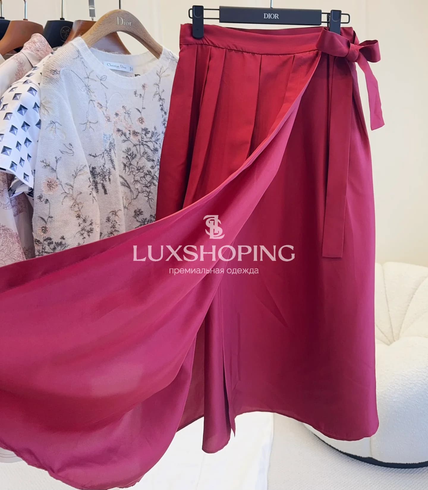 Юбка Dior из шелка - фото 6
