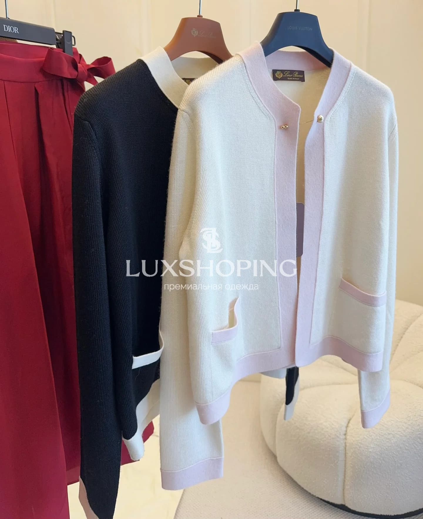 Кардиган Loro Piana нежно розовый - фото 4