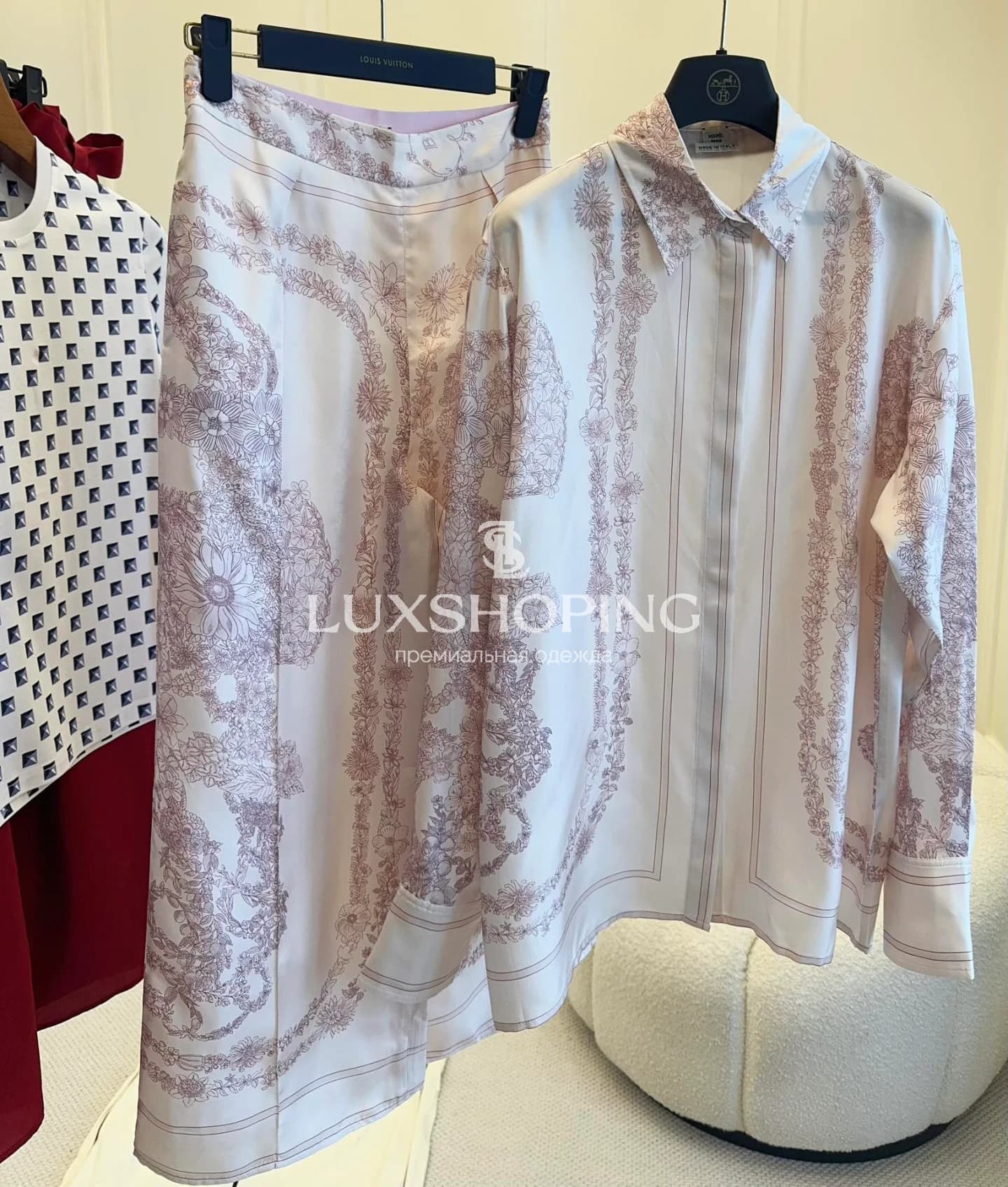 Шелковый комплект Hermes 2025 - фото 2