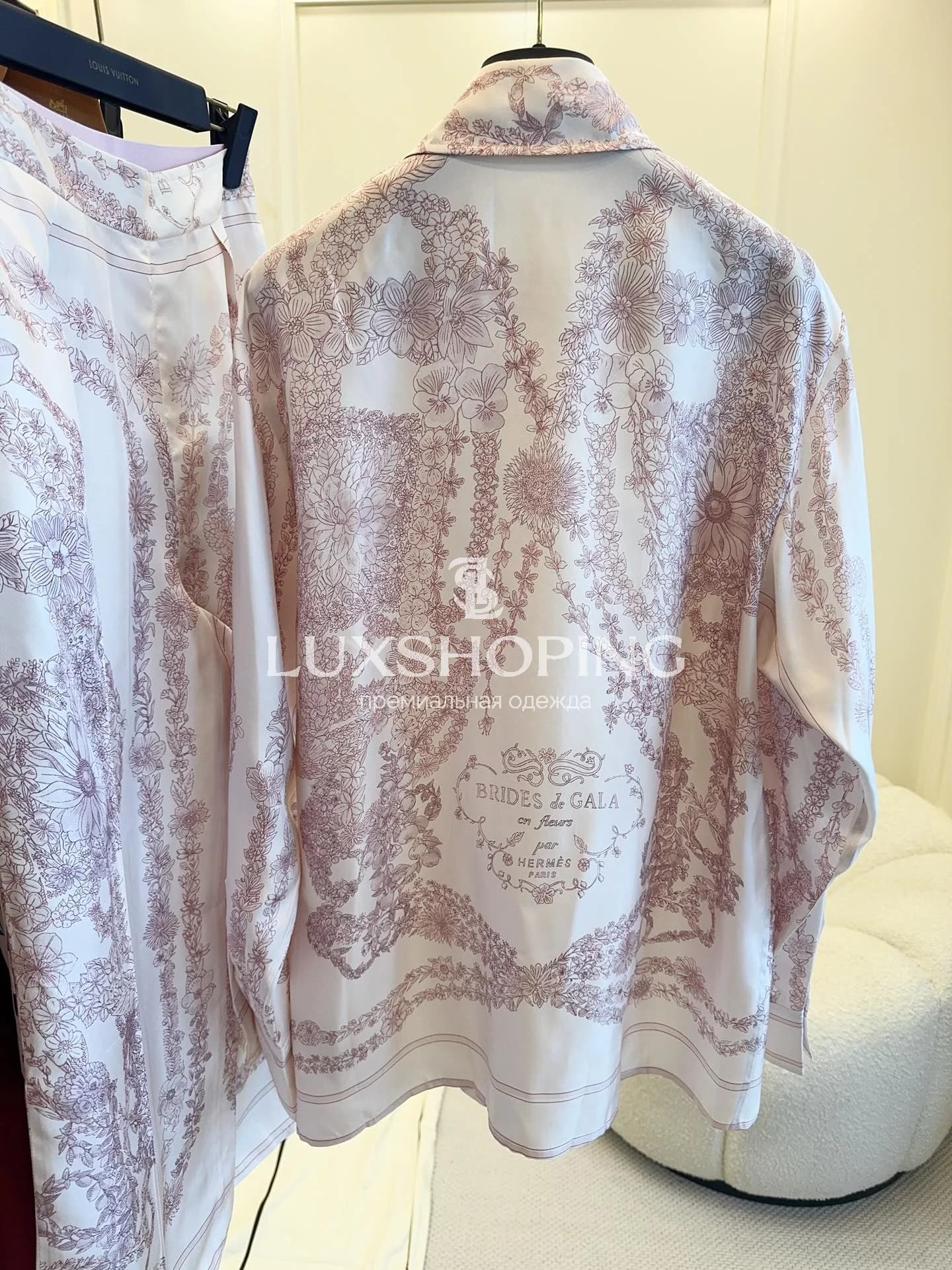Шелковый комплект Hermes 2025 - фото 5