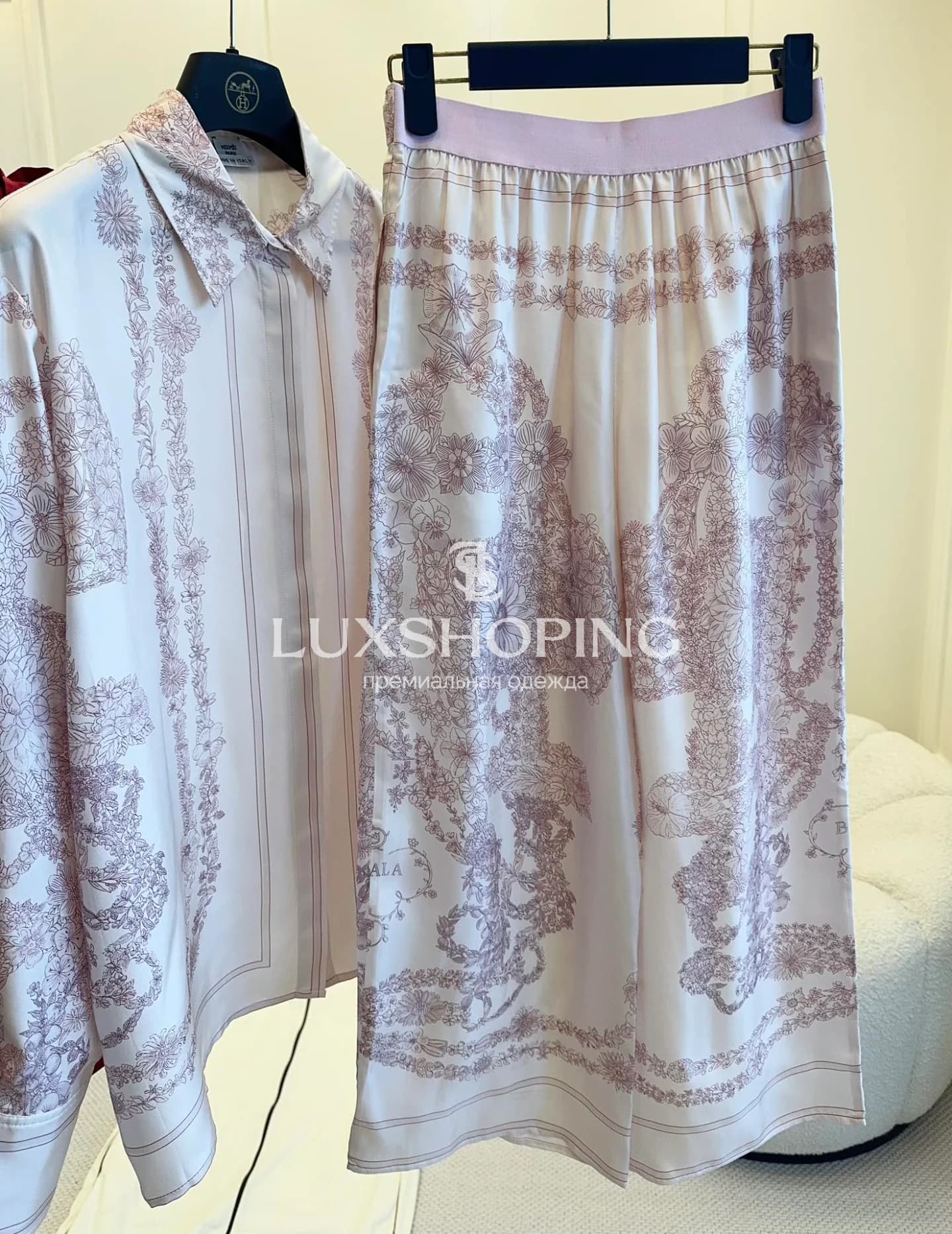 Шелковый комплект Hermes 2025 - фото 10