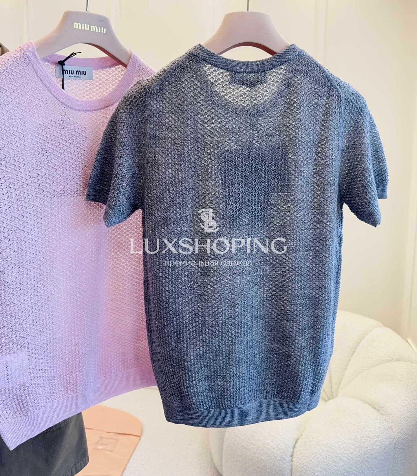 Топ Miu Miu ажурный - фото 4