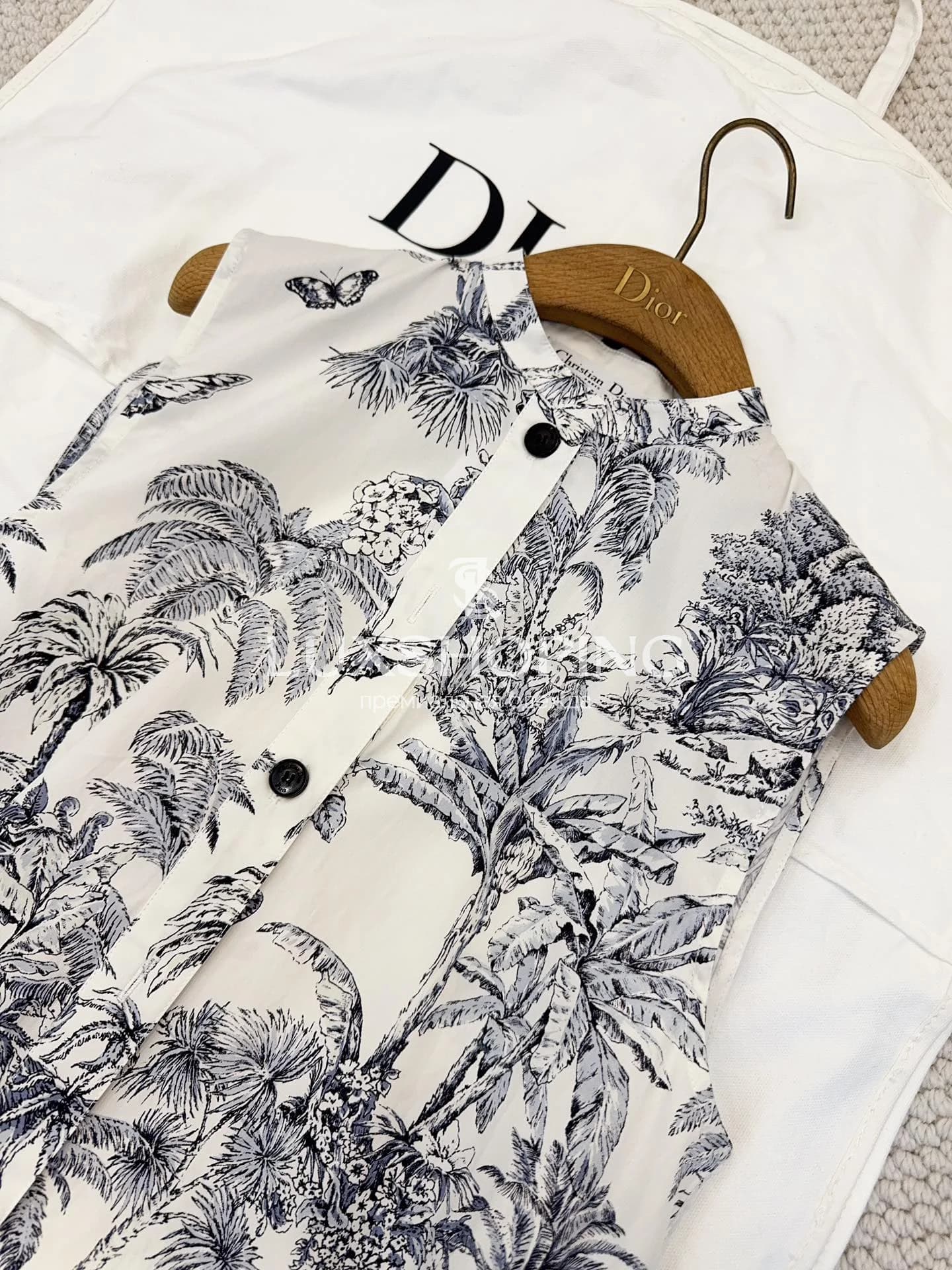 Платье Christian Dior с бабочками - фото 4