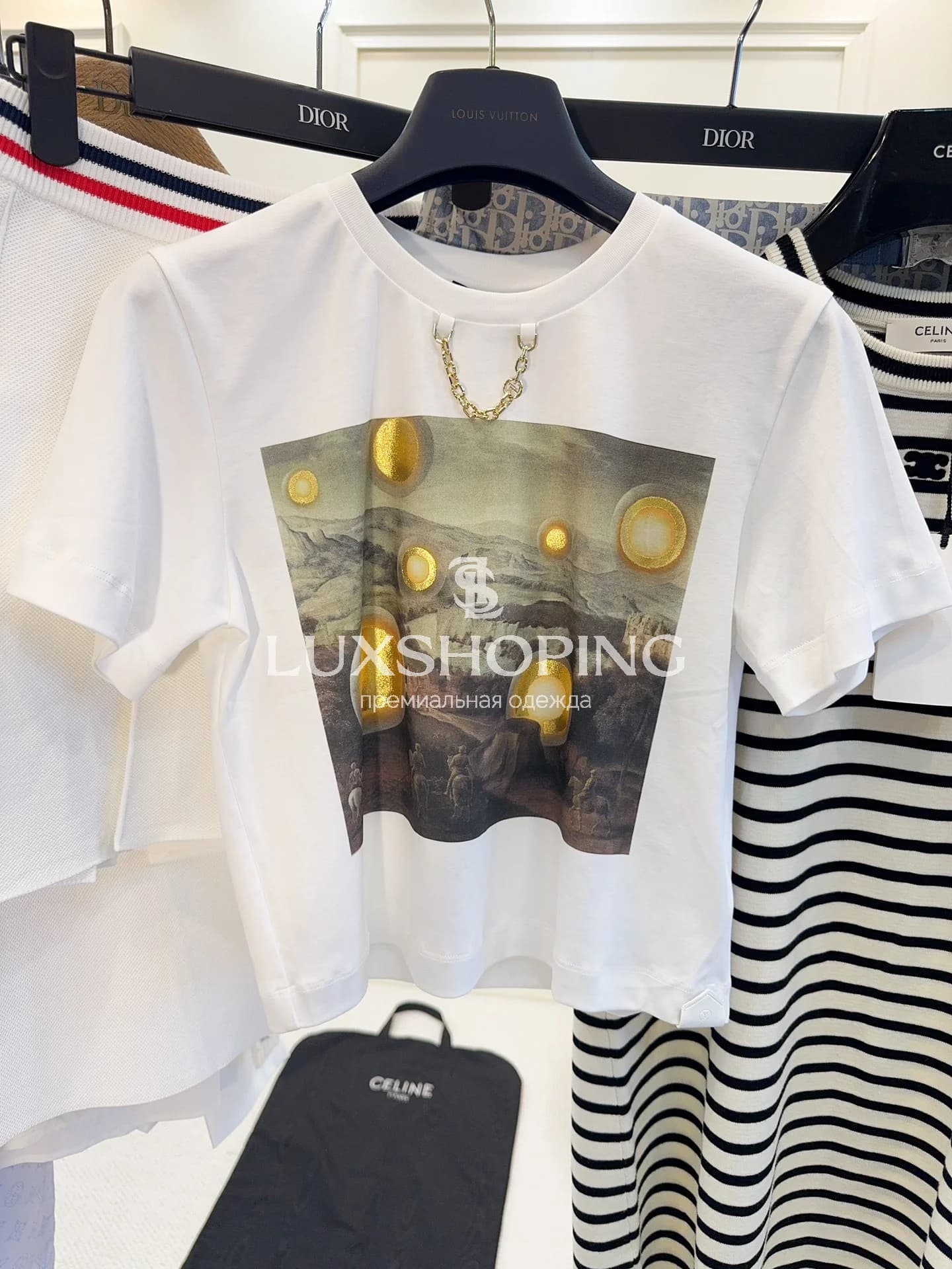 Футболка Louis Vuitton с горячим тиснением - фото 4