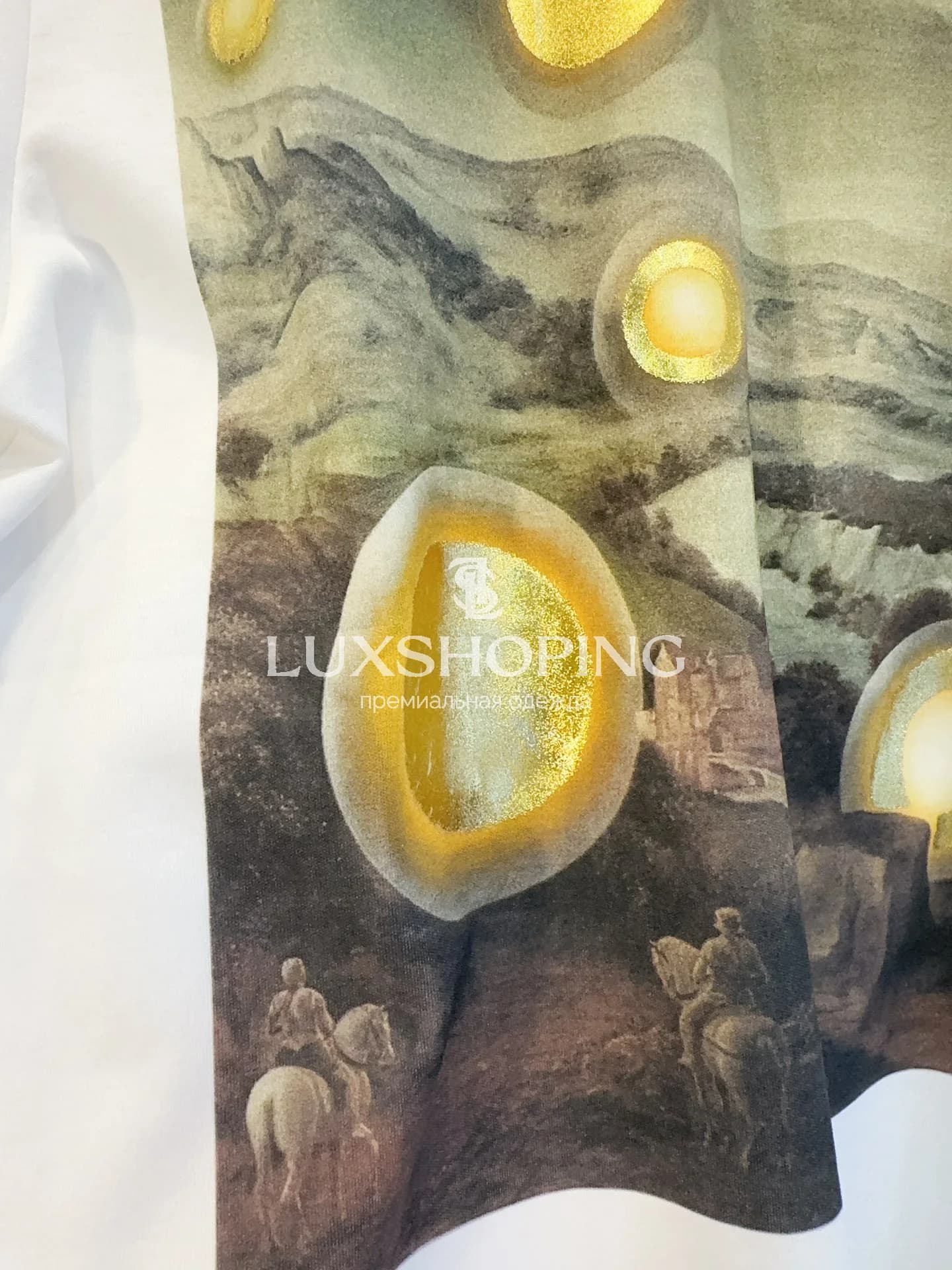 Футболка Louis Vuitton с горячим тиснением - фото 7