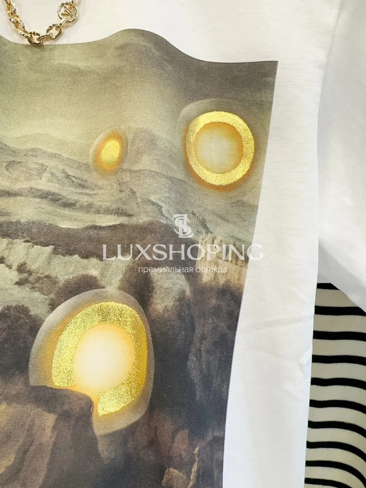 Футболка Louis Vuitton с горячим тиснением - фото 9
