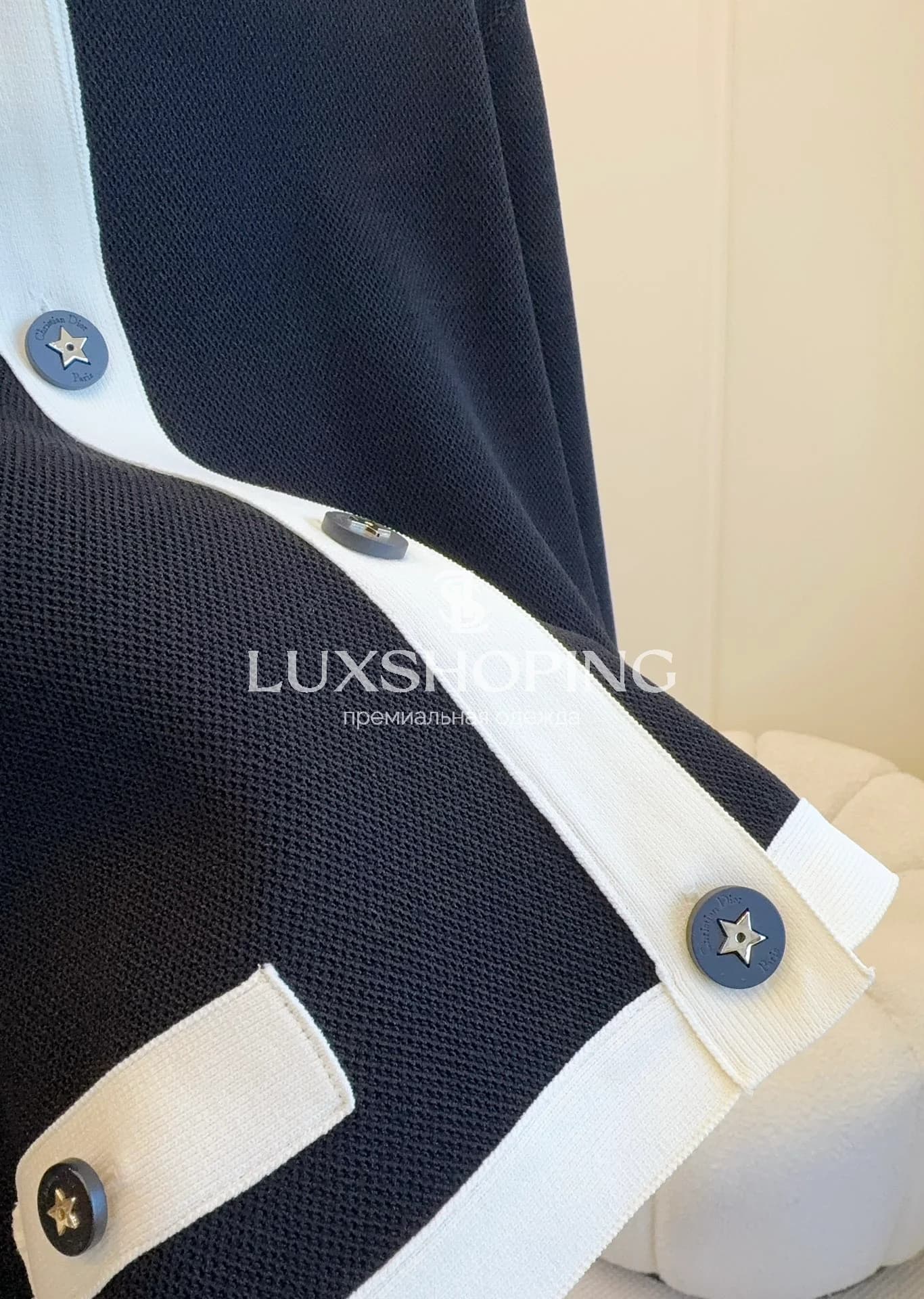 Трикотажный костюм юбка и жакет - фото 10