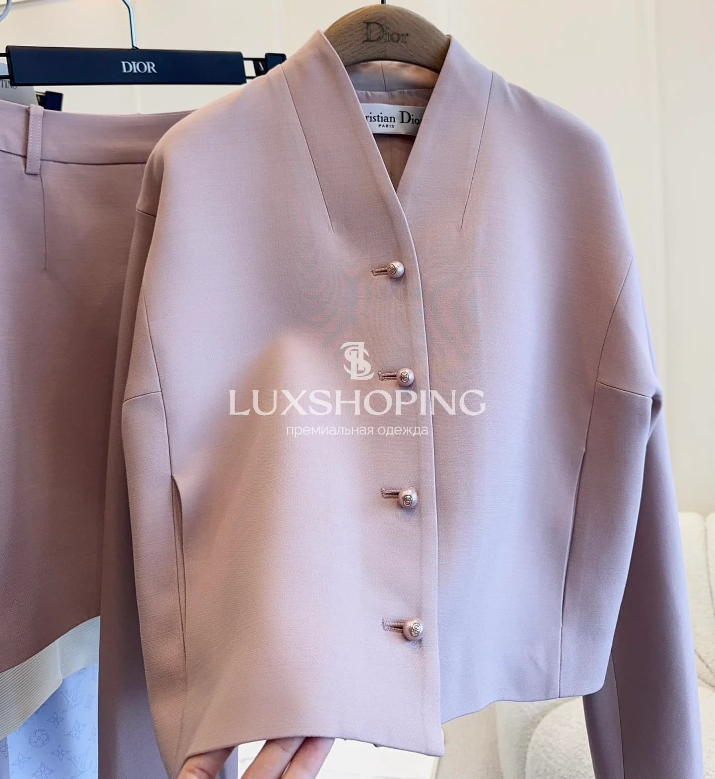 Костюм Christian Dior жакет и юбка - фото 5