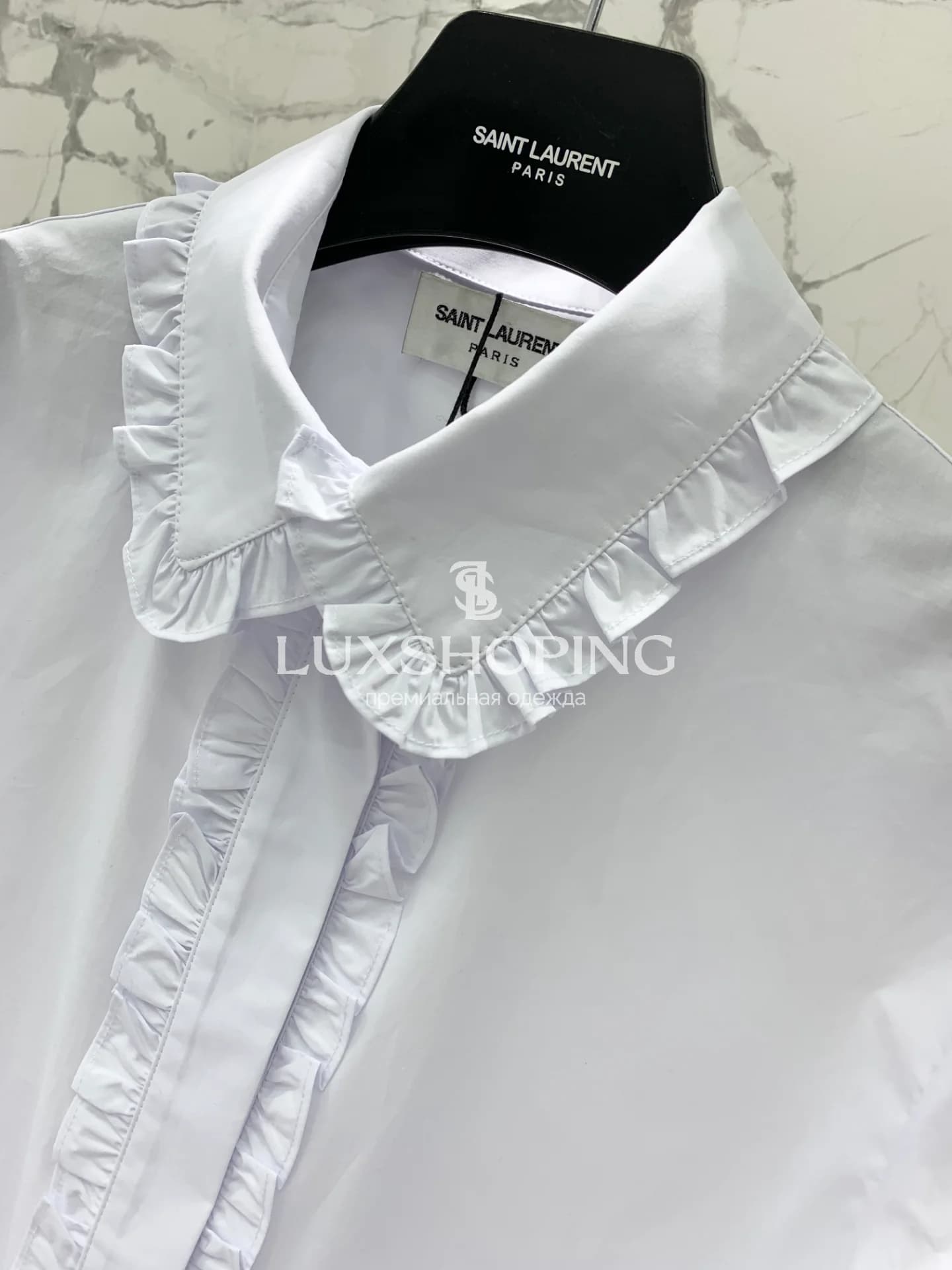 Рубашка Saint Laurent Lace Whisper - фото 4