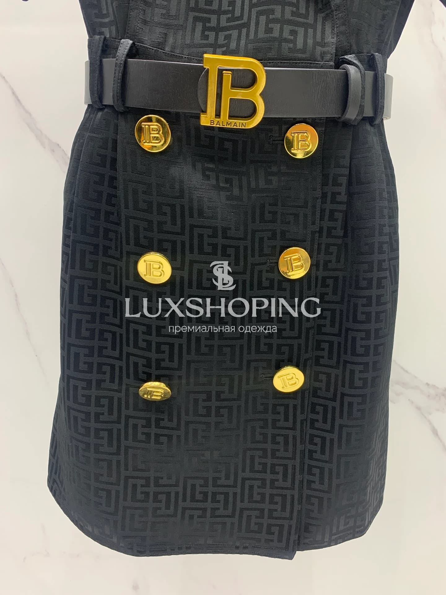 Платье Balmain Noir Elegance - фото 3