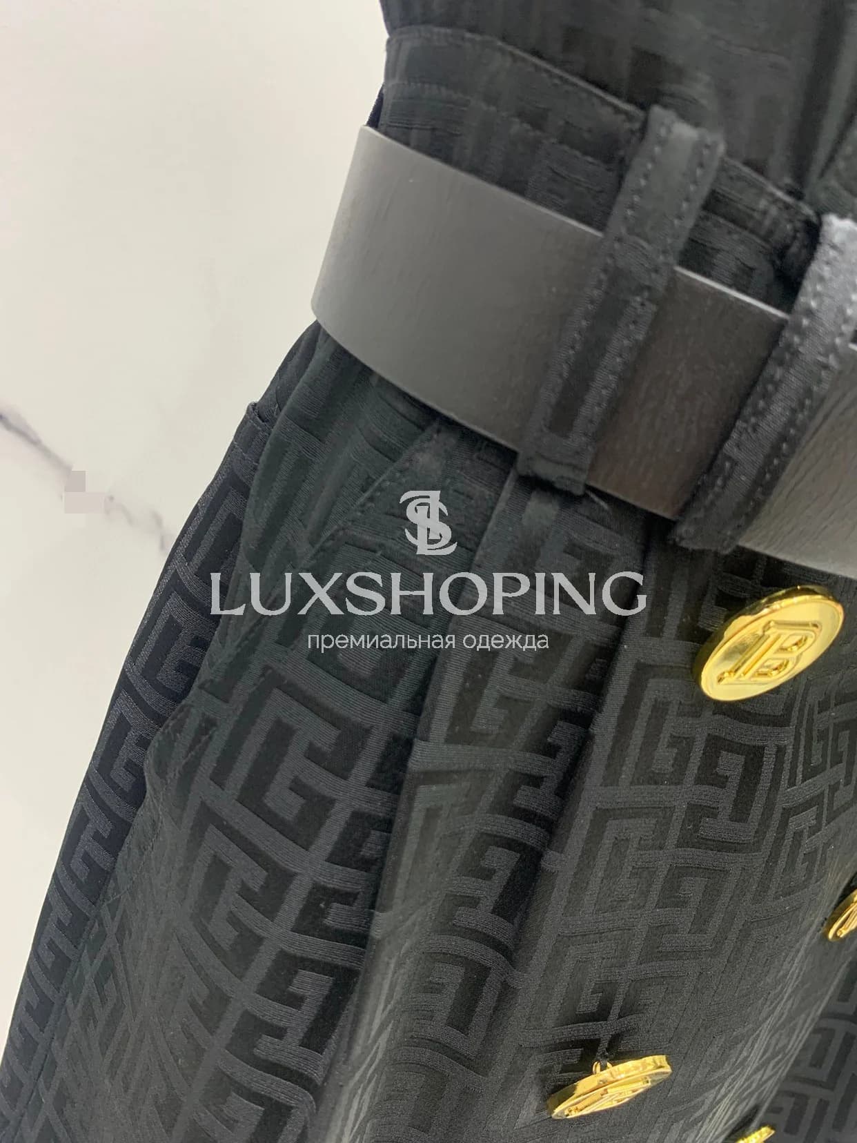 Платье Balmain Noir Elegance - фото 4