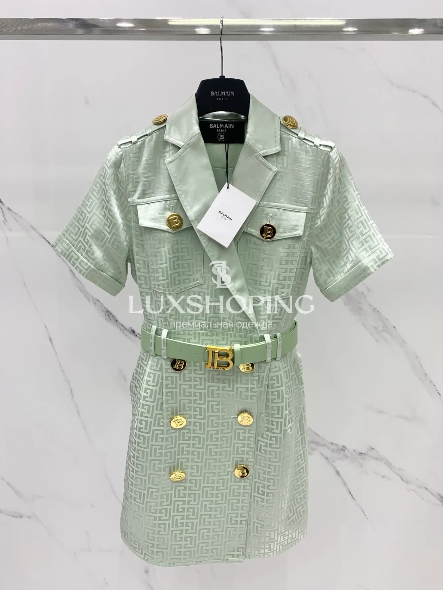 Платье Balmain Emerald Grace - фото 2