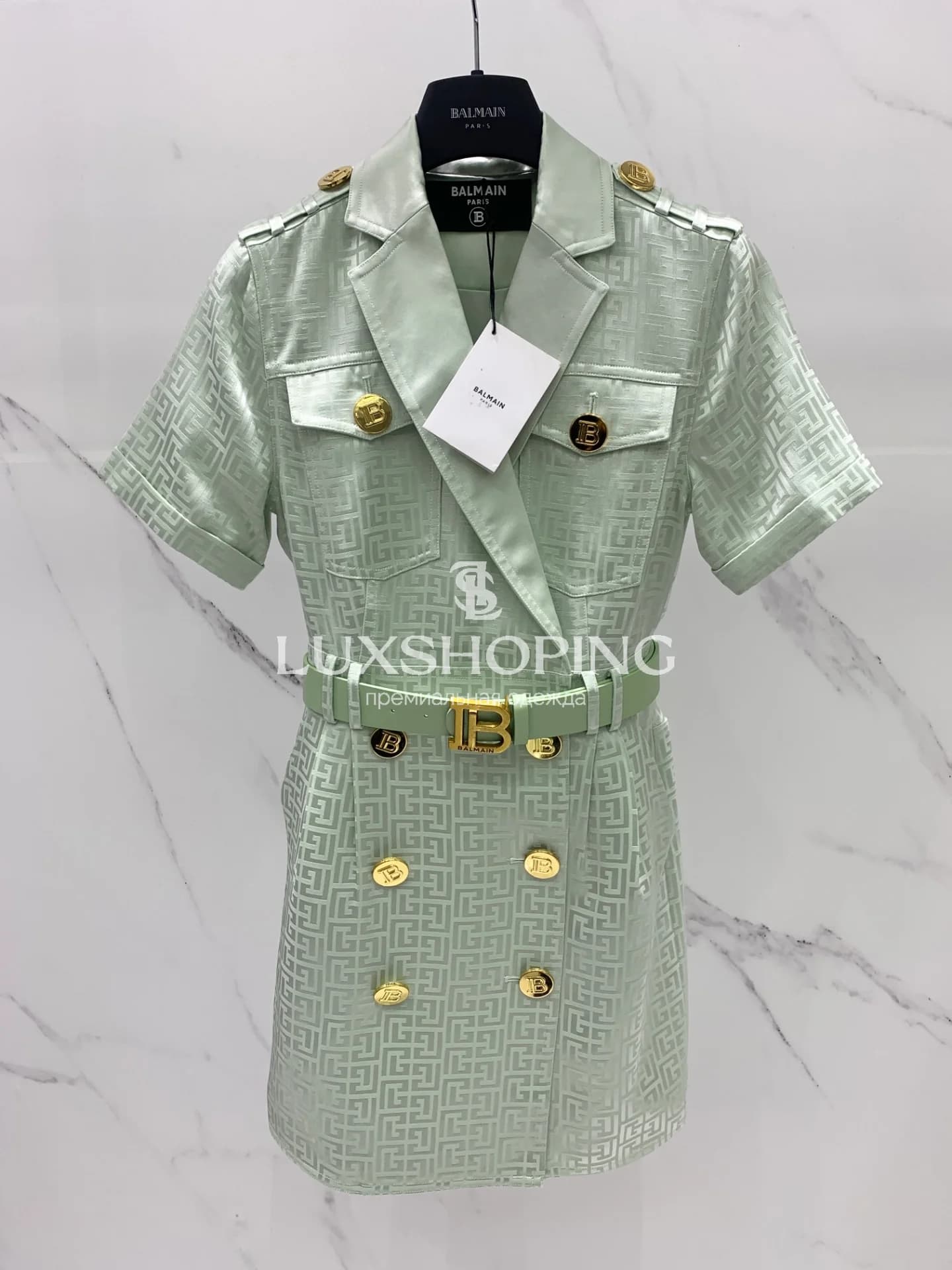 Платье Balmain Emerald Grace - фото 3