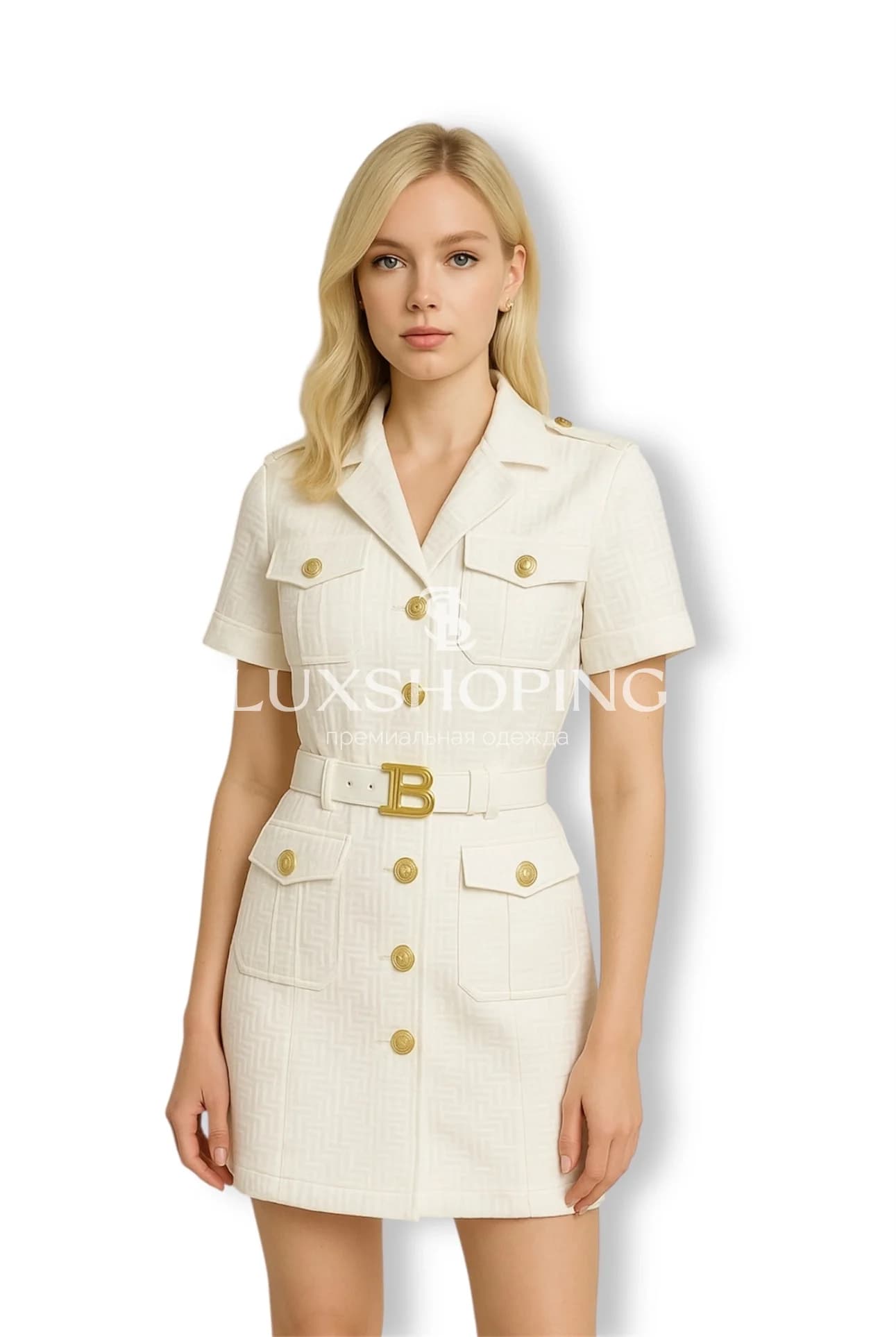 Платье Balmain Pure Ivory