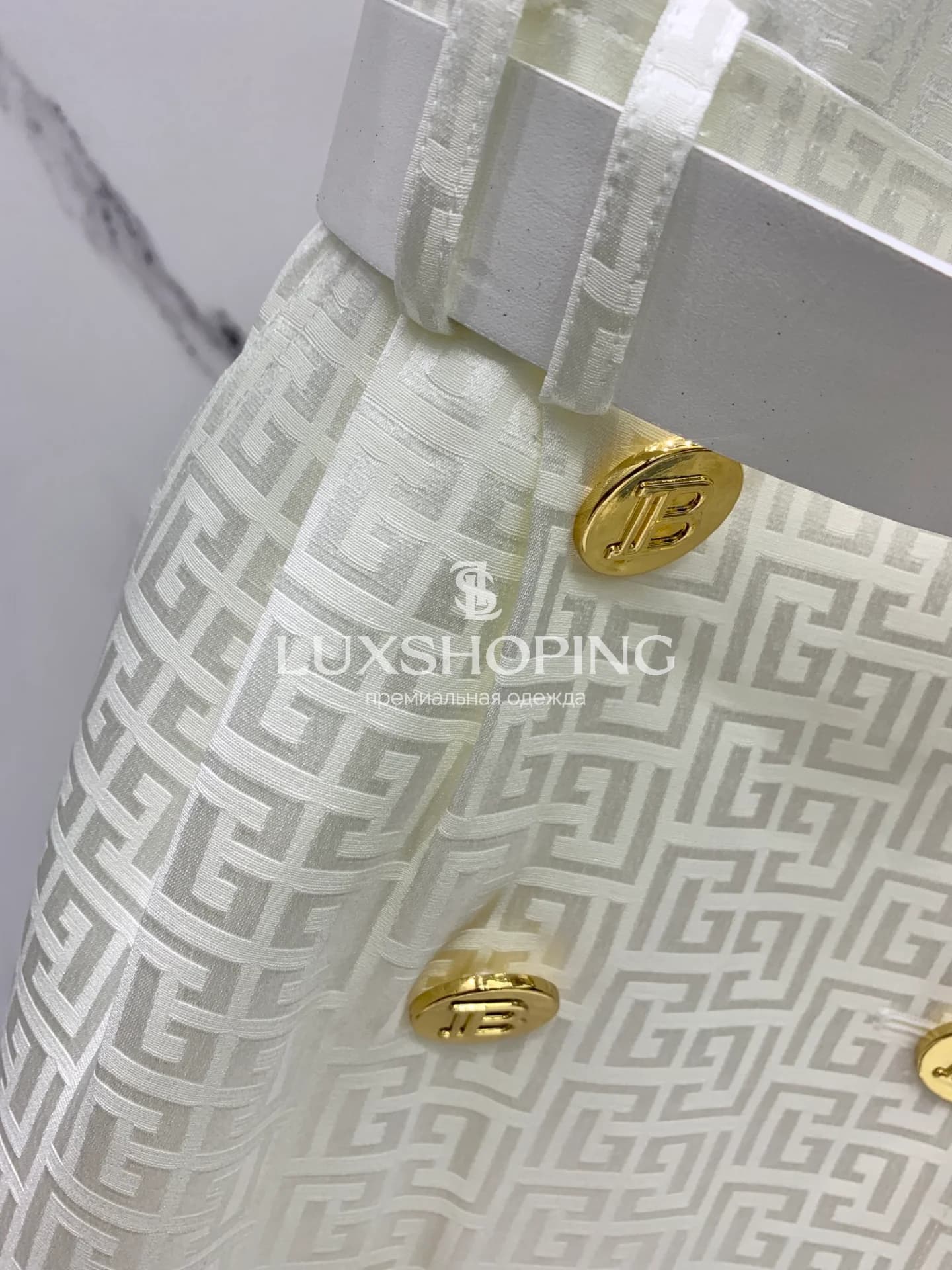 Платье Balmain Pure Ivory - фото 7