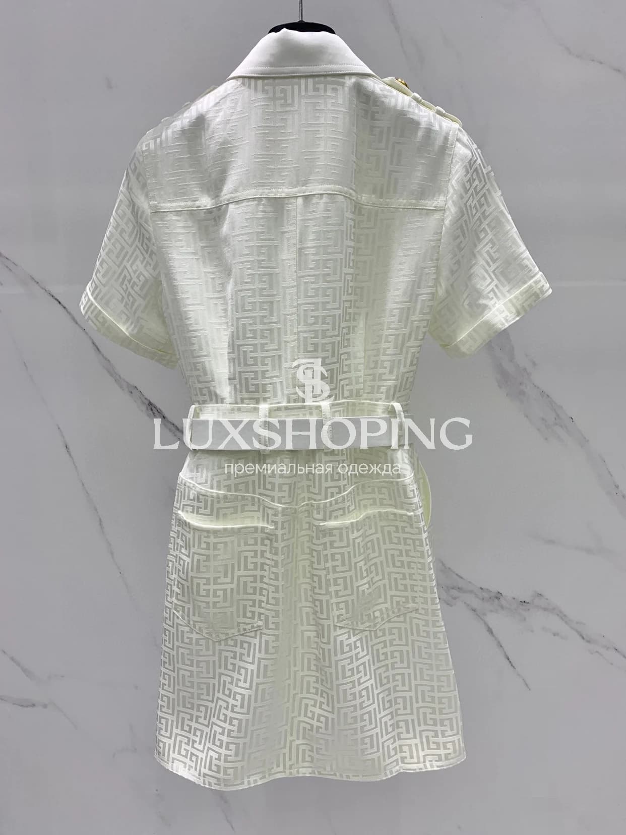 Платье Balmain Pure Ivory - фото 10