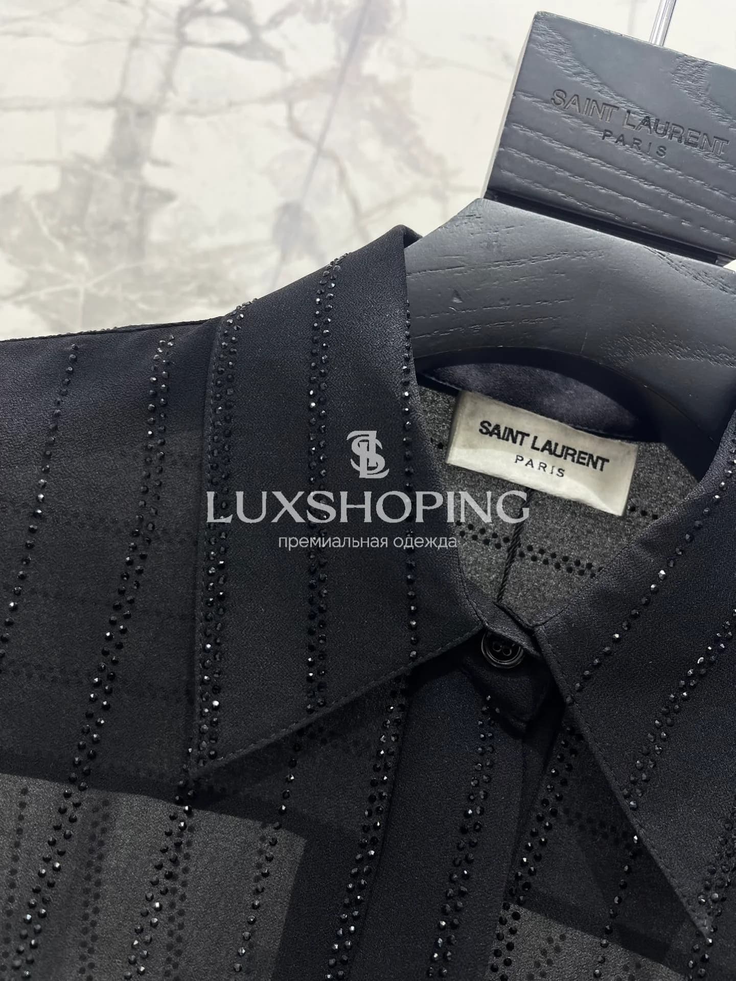 Блузка Saint Laurent Starry Night - фото 5