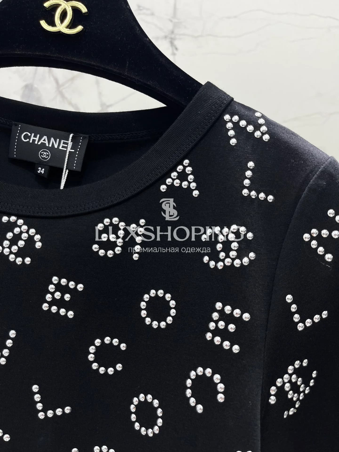 Футболка Chanel Noir Sparkle - фото 5