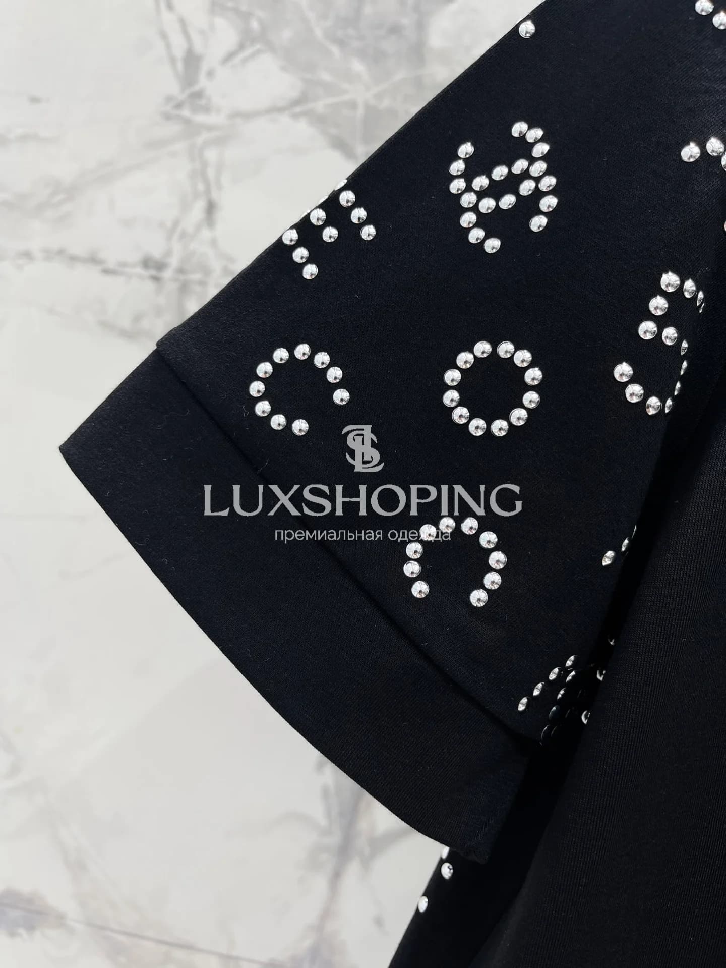 Футболка Chanel Noir Sparkle - фото 8