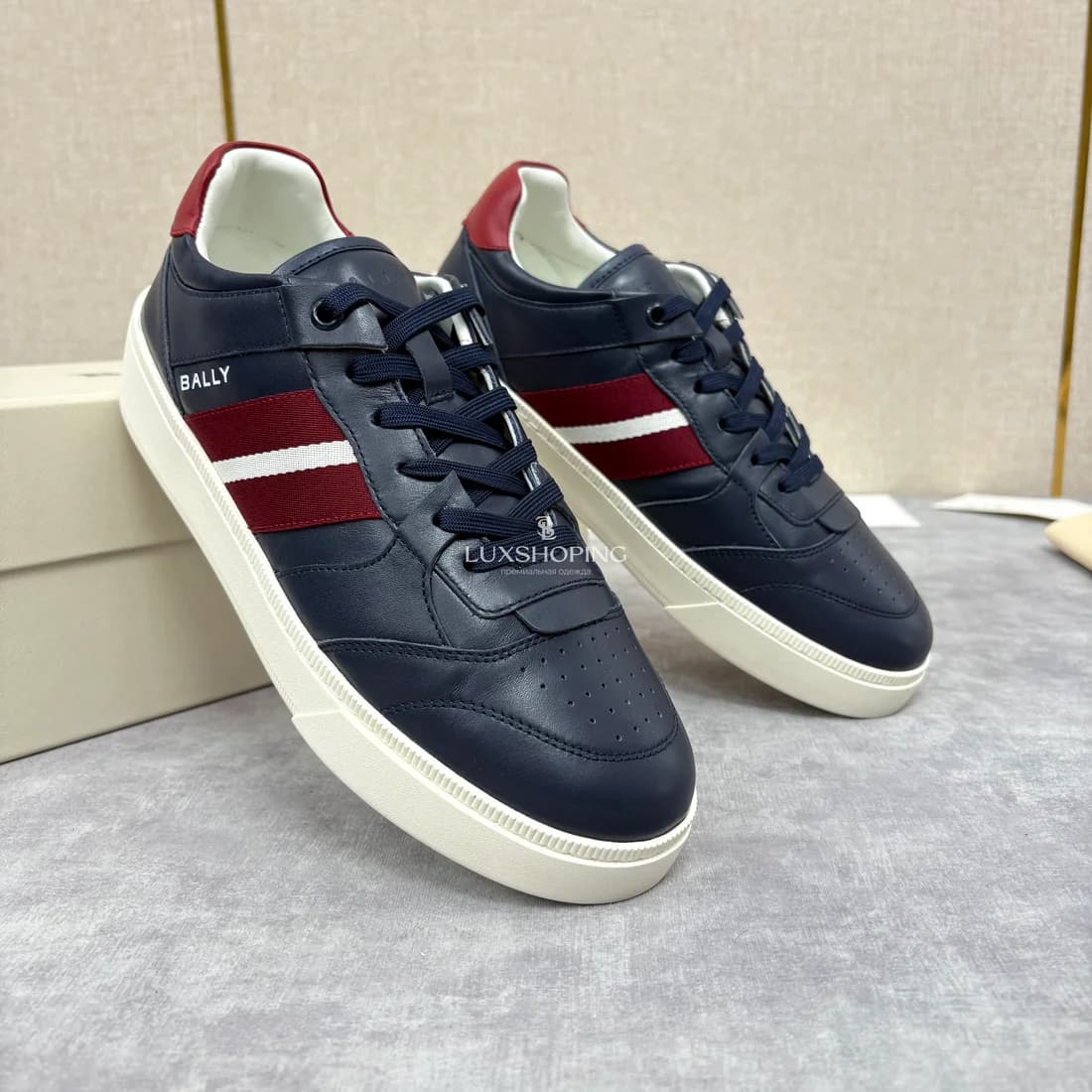 Кеды Bally мужские синие - фото 3