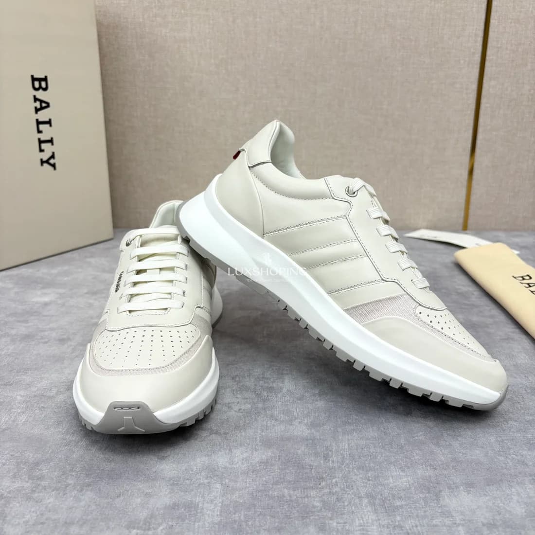 Кроссовки Bally мужские бежевые - фото 5