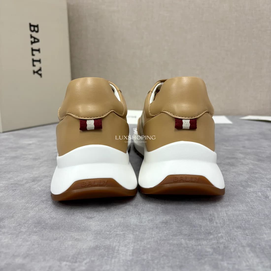 Кроссовки Bally мужские песочные - фото 7