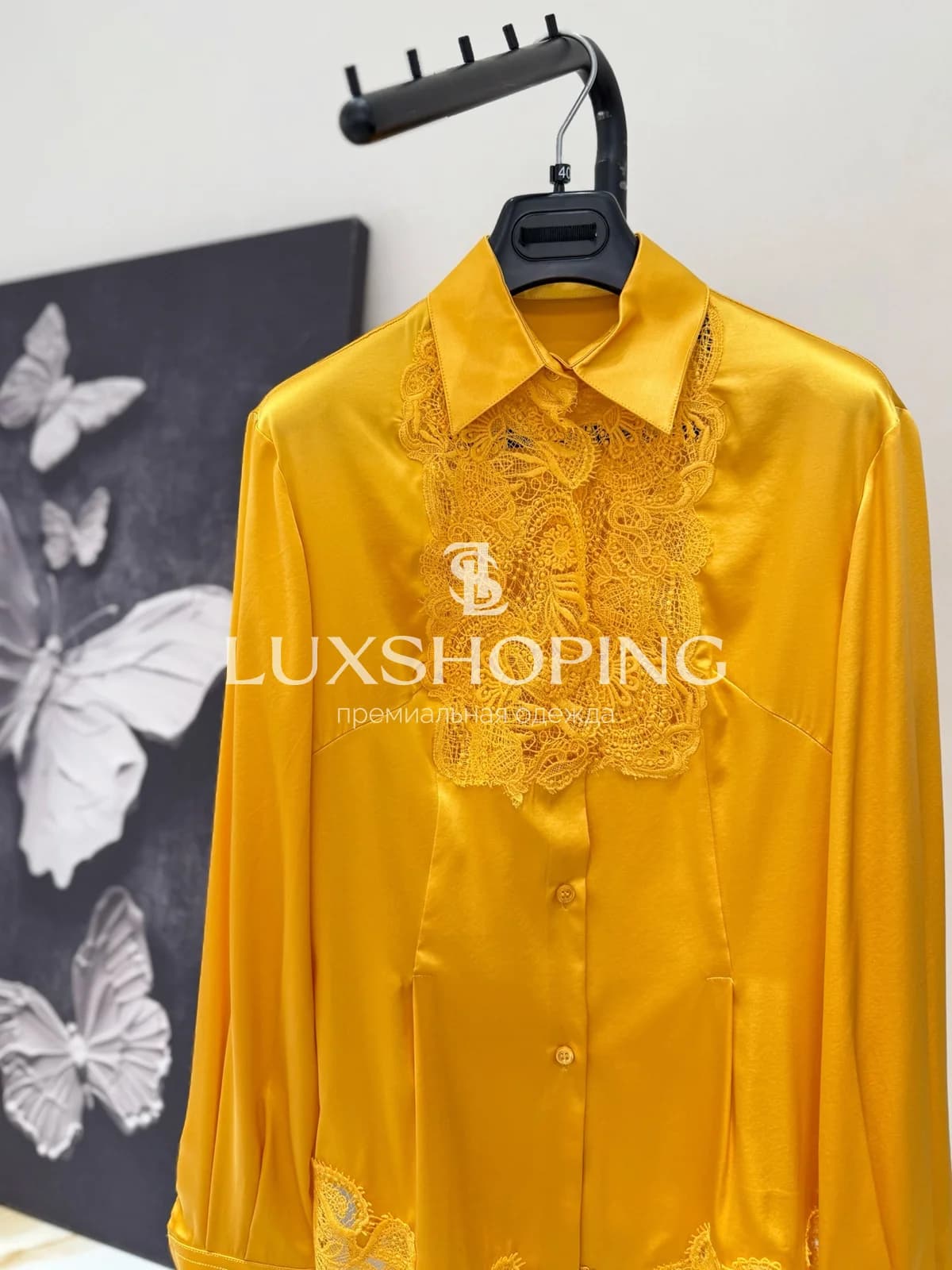 Шелковая рубашка Ermanno Scervino - фото 4