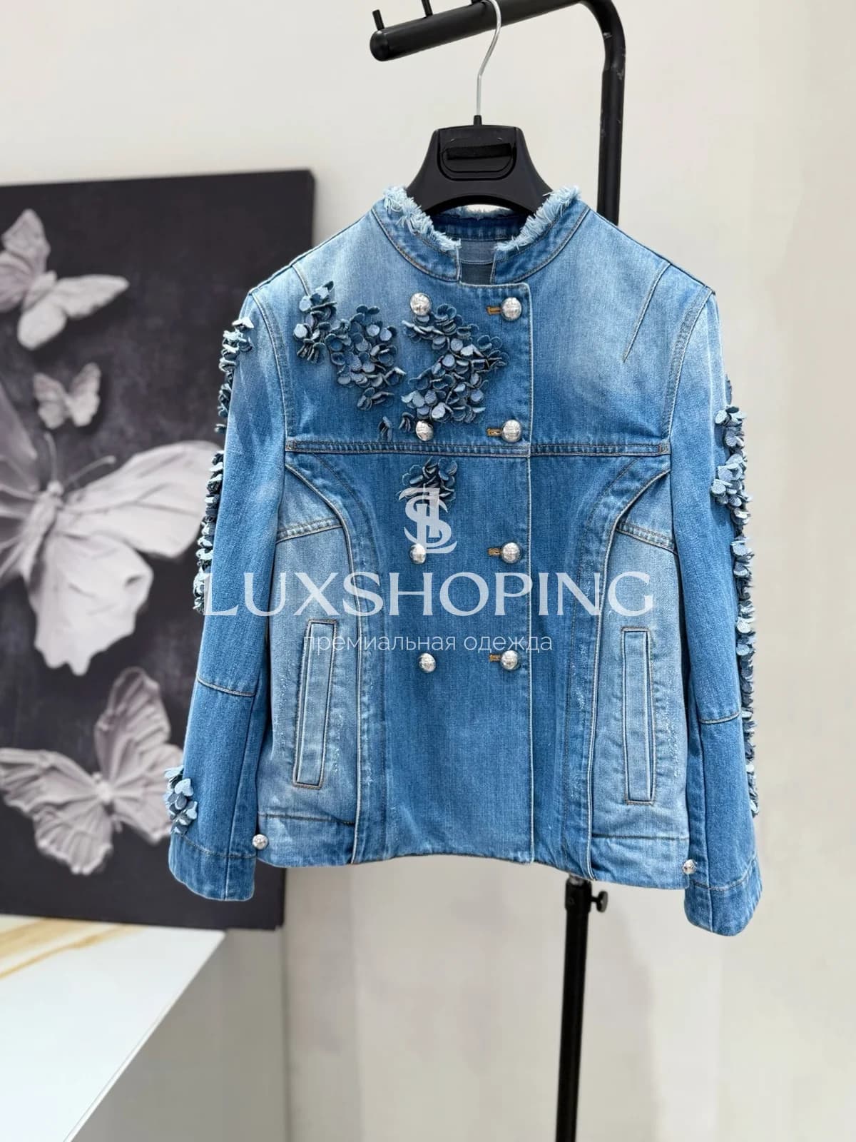 Джинсовый костюм Ermanno Scervino - фото 4