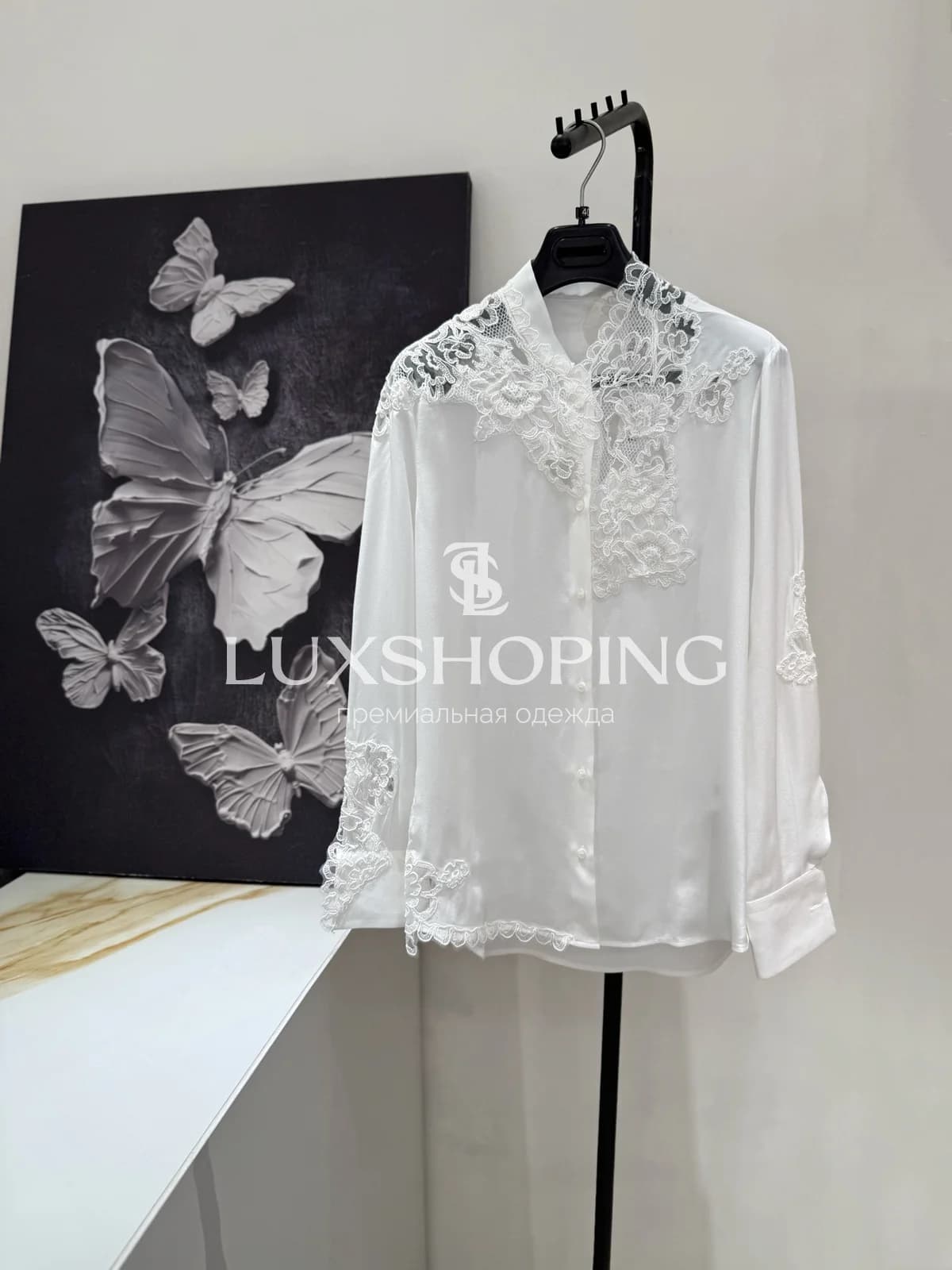 Рубашка Ermanno Scervino белая - фото 3