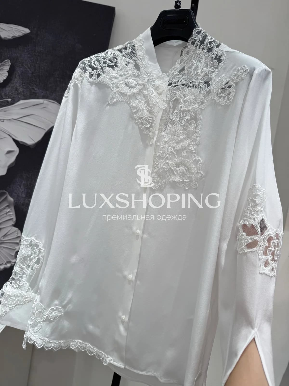 Рубашка Ermanno Scervino белая - фото 4