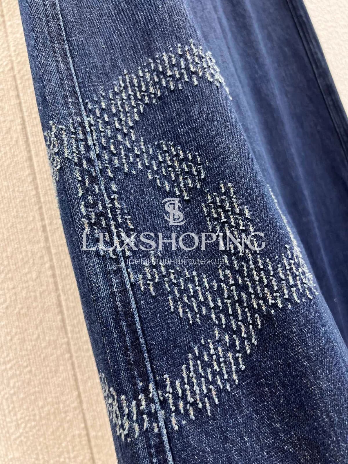 Джинсы Chanel с широкими штанинами - фото 8