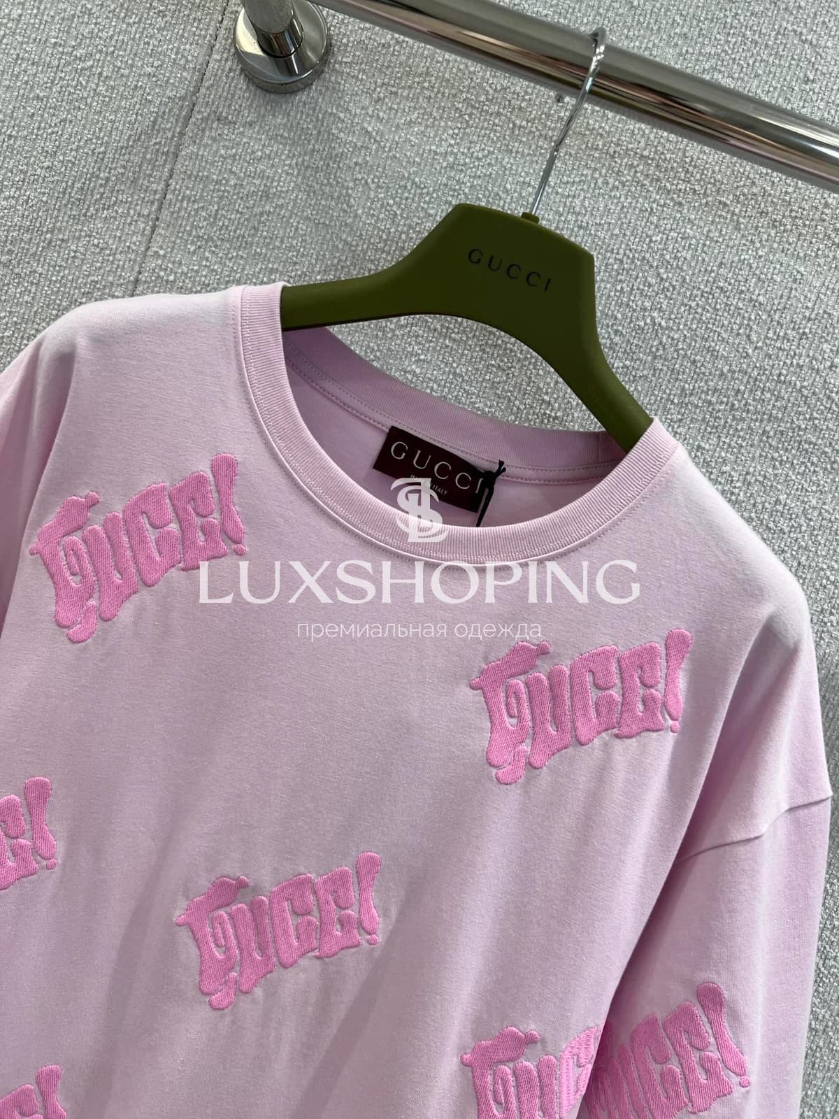 Футболка Gucci с логотипом - фото 4