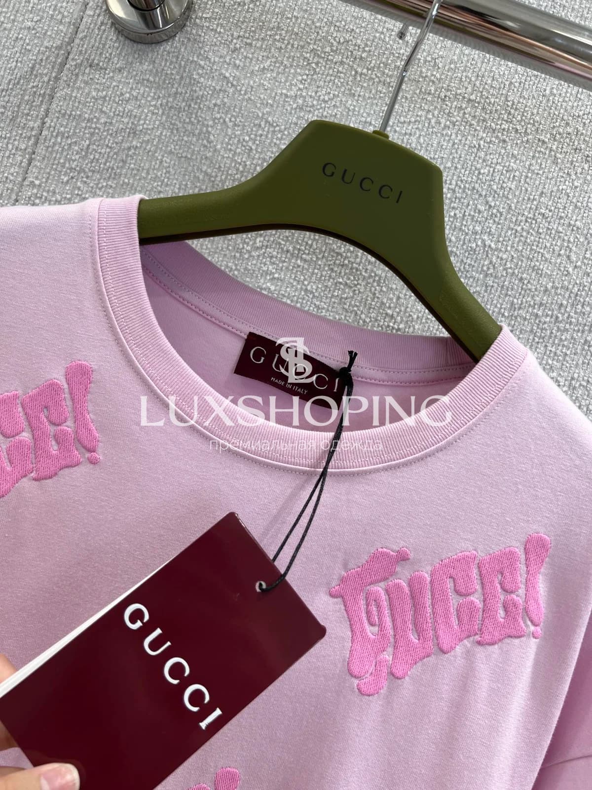 Футболка Gucci с логотипом - фото 9