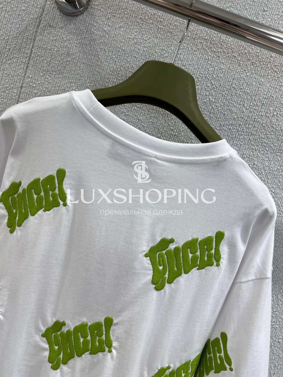 Футболка Gucci с вышивкой - фото 5