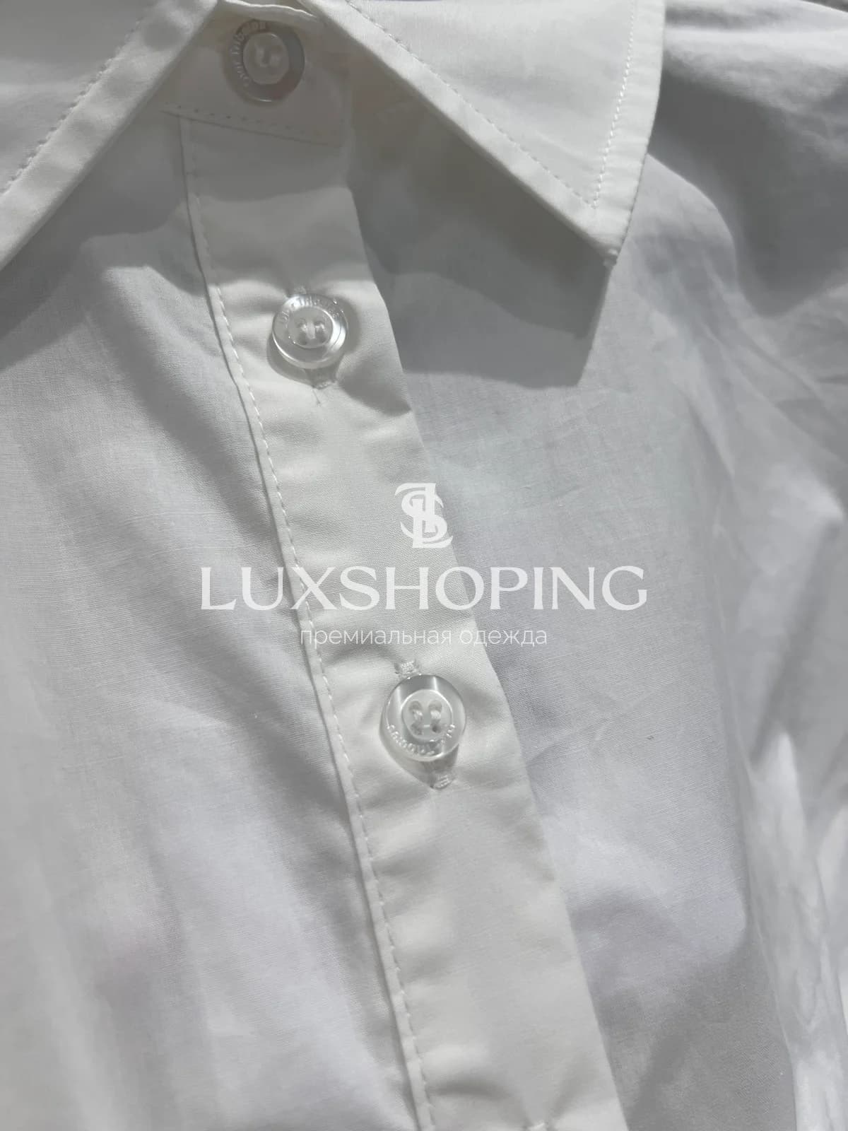 Рубашка короткая Dior с завязками - фото 6