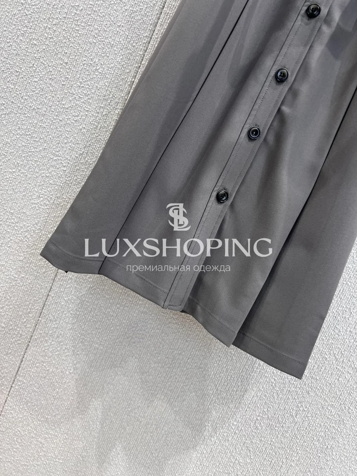 Платье Miu Miu без рукавов с поясом - фото 9