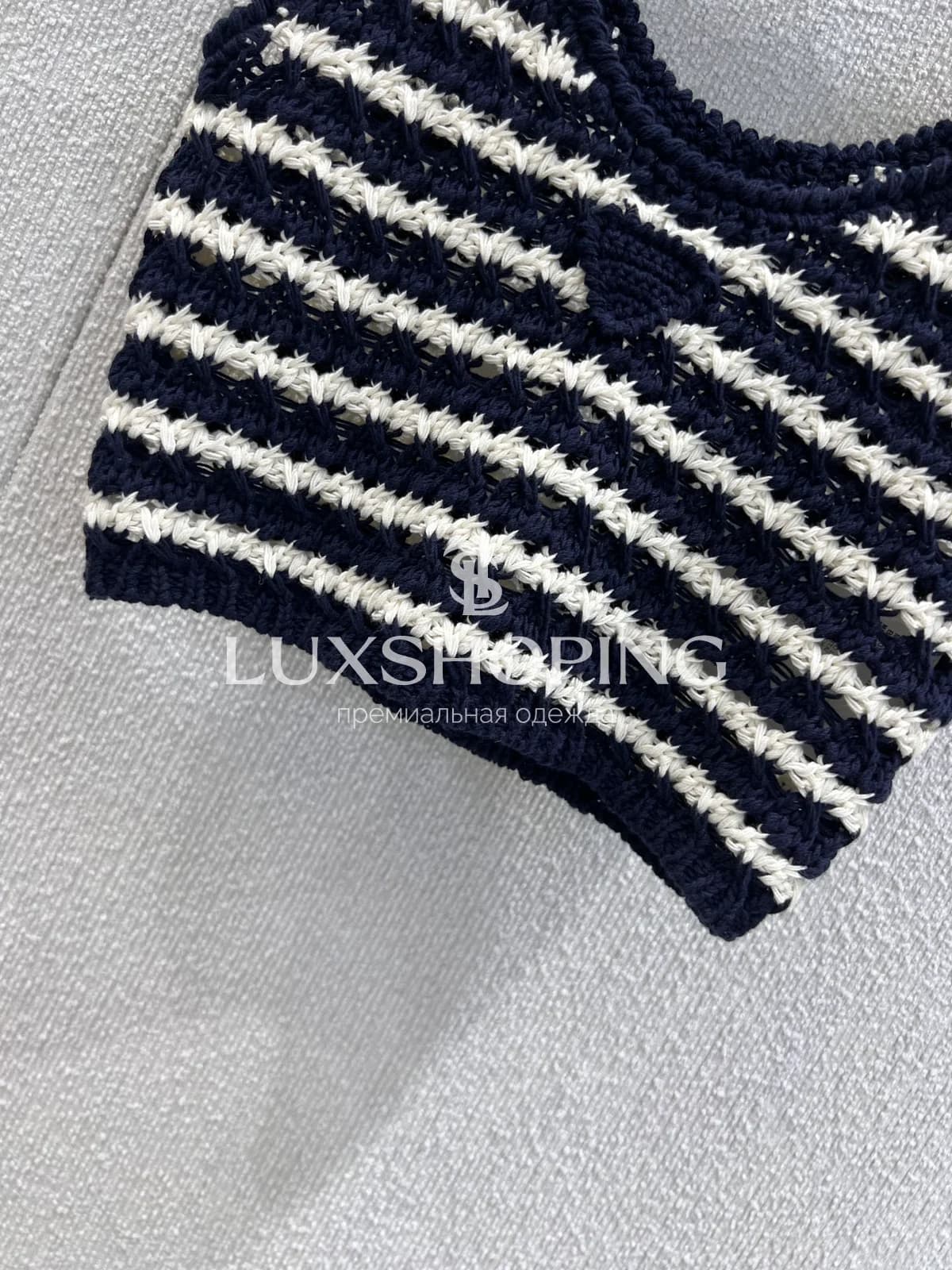 Топ Prada с полосками - фото 8