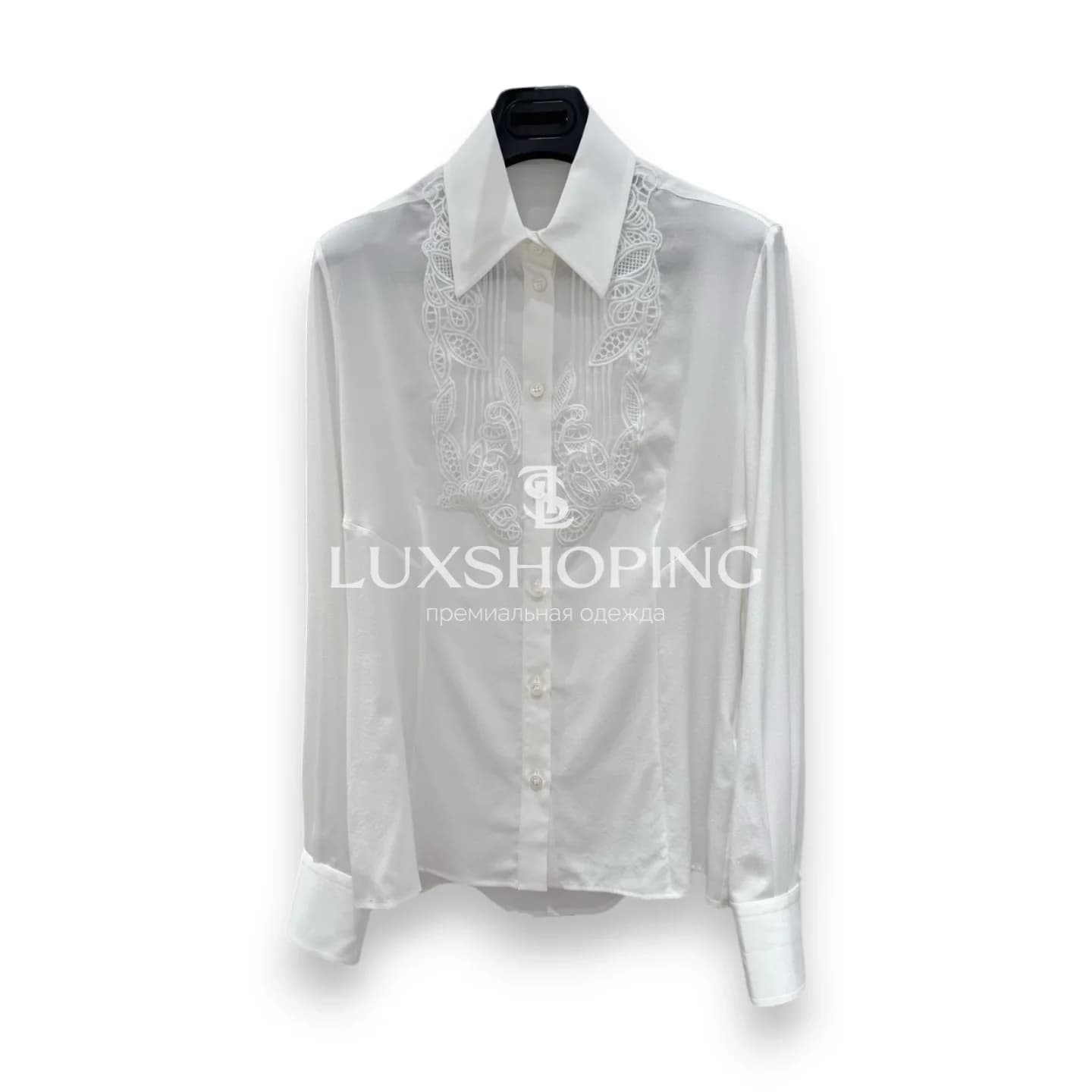 Ermanno Scervino шелковая блузка белая