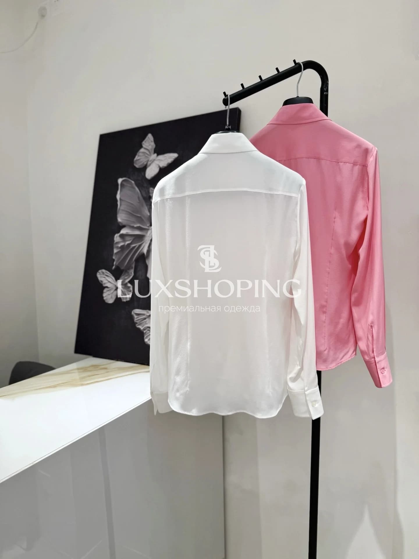 Ermanno Scervino шелковая блузка белая - фото 3