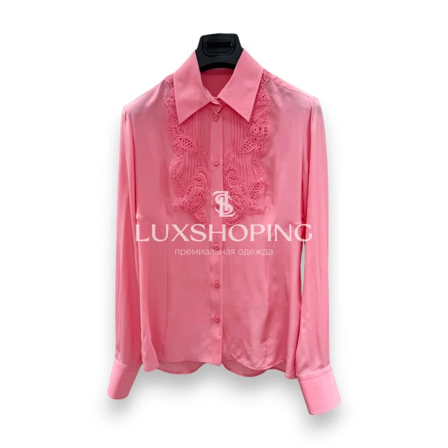 Ermanno Scervino шелковая блузка розовая