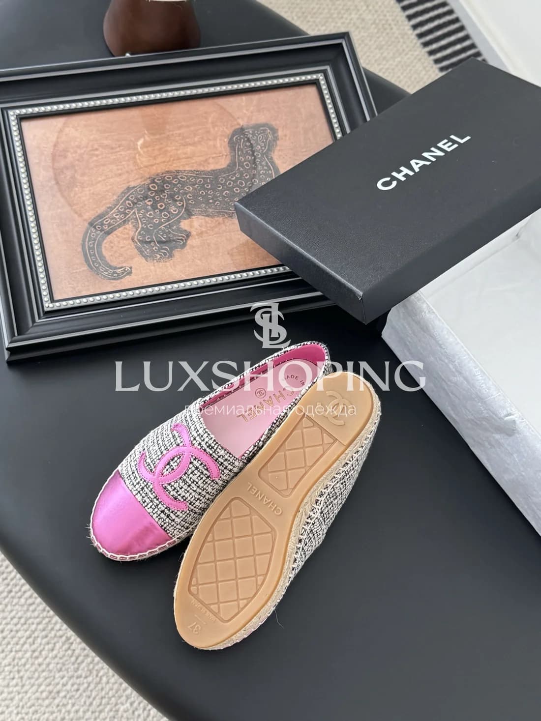 Эспадрильи Chanel Фиолетовая Мечта - фото 5