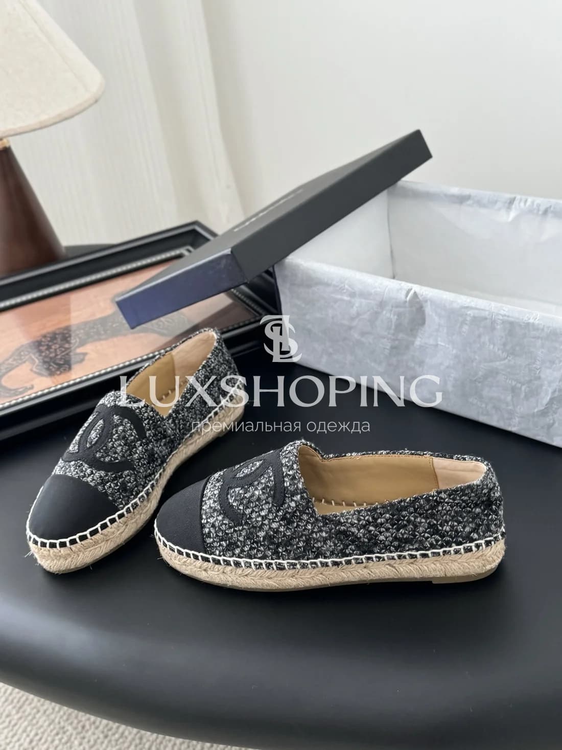 Эспадрильи Chanel Туманный Элегант - фото 3