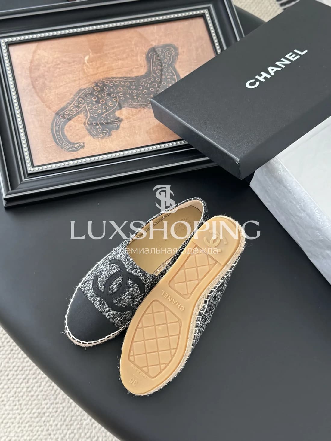 Эспадрильи Chanel Туманный Элегант - фото 4