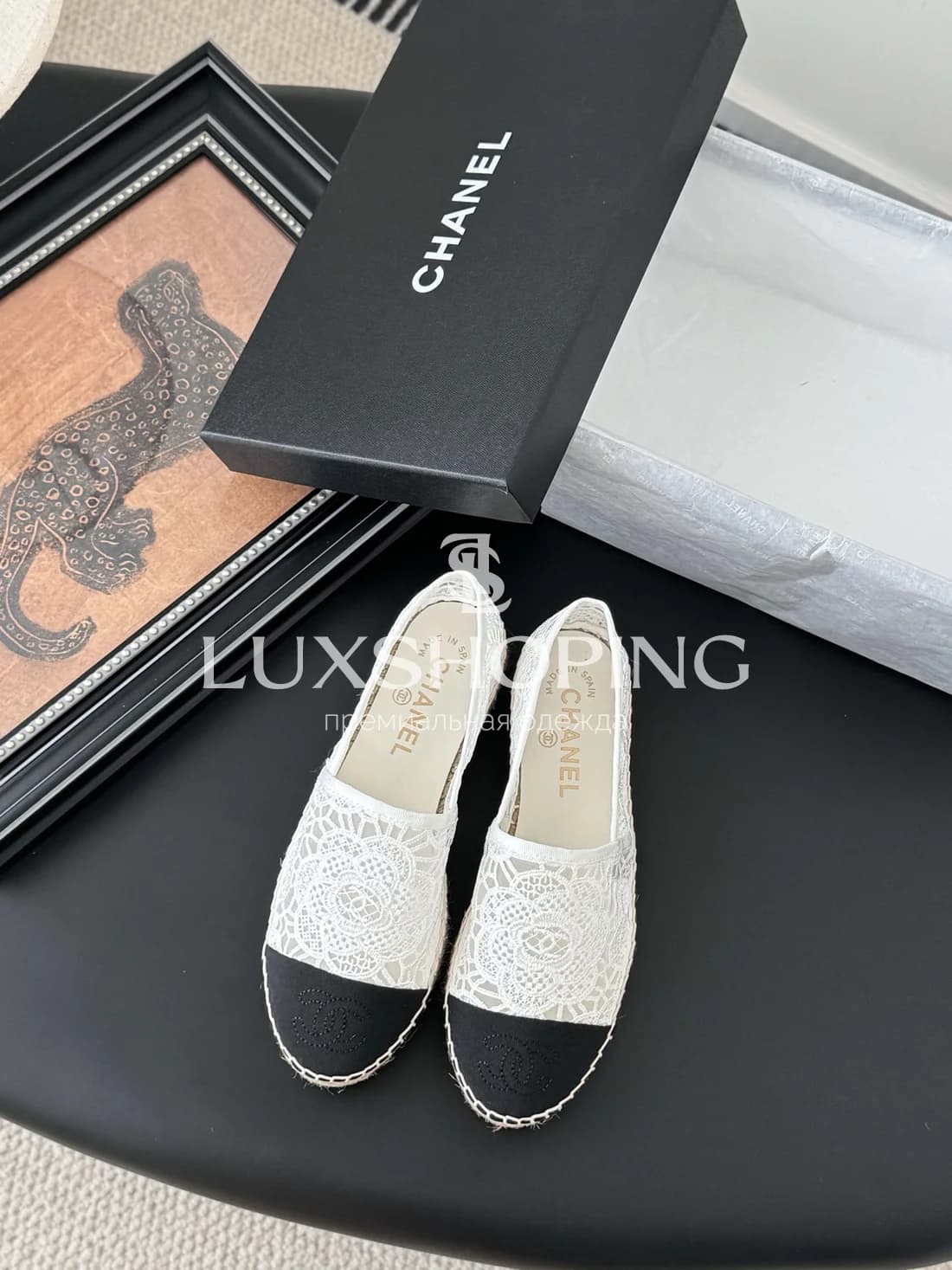 Эспадрильи Chanel Кружевной Свет - фото 2