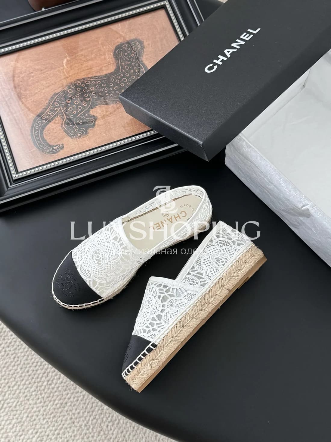 Эспадрильи Chanel Кружевной Свет - фото 4