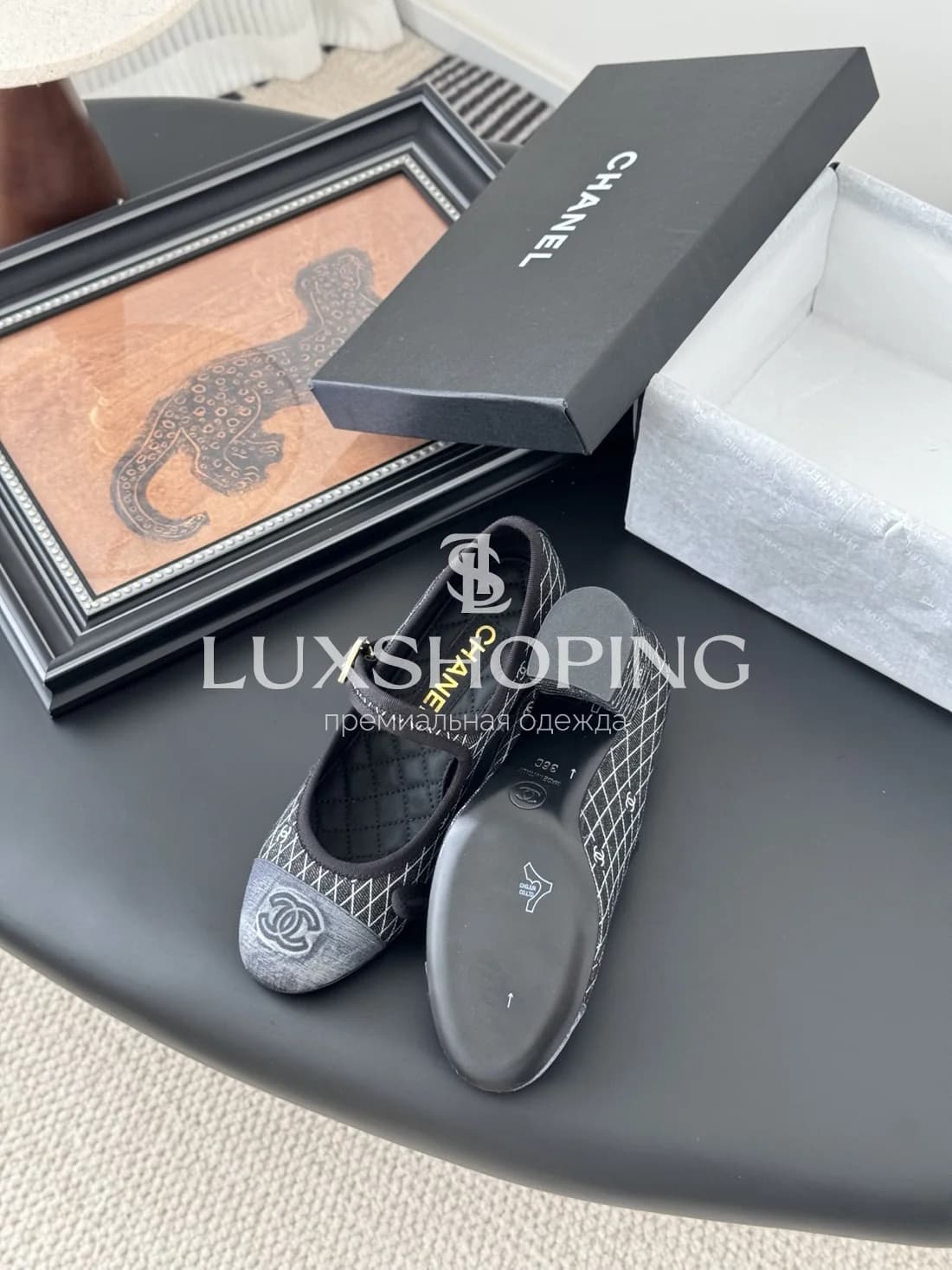 Босоножки Chanel Ночной Элегант - фото 4