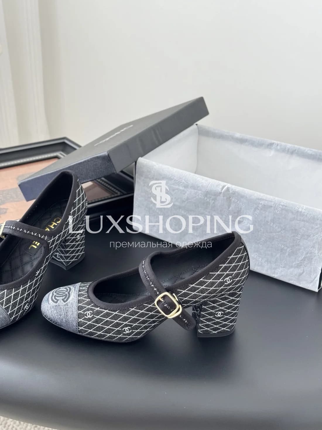 Босоножки Chanel Ночной Элегант - фото 5