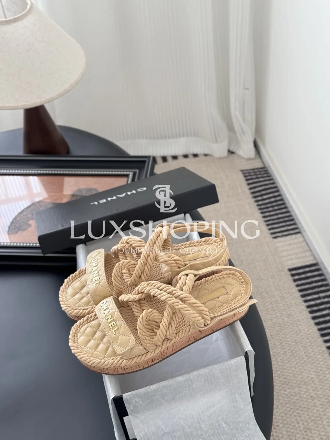 Шлепанцы Chanel Песочная Нежность 2025 - фото 9